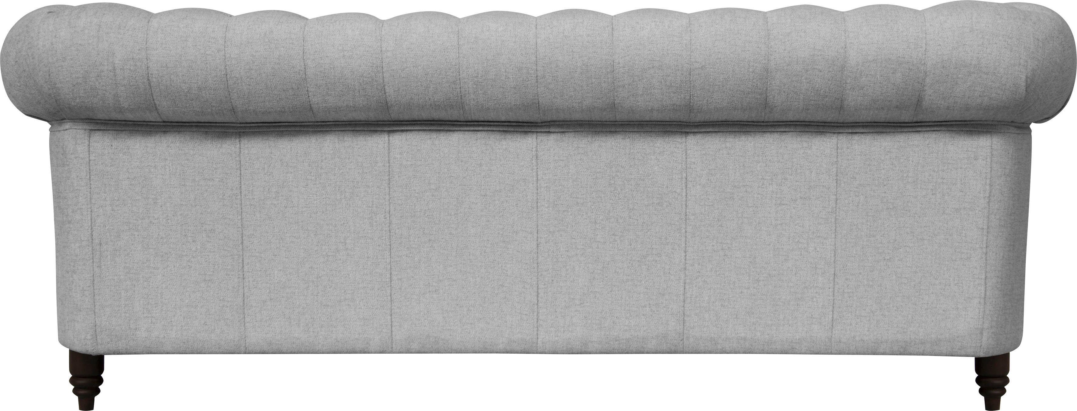 Home affaire Chesterfield-bank Aarburg luxueuze capitonnage en siernagels in chesterfield-design