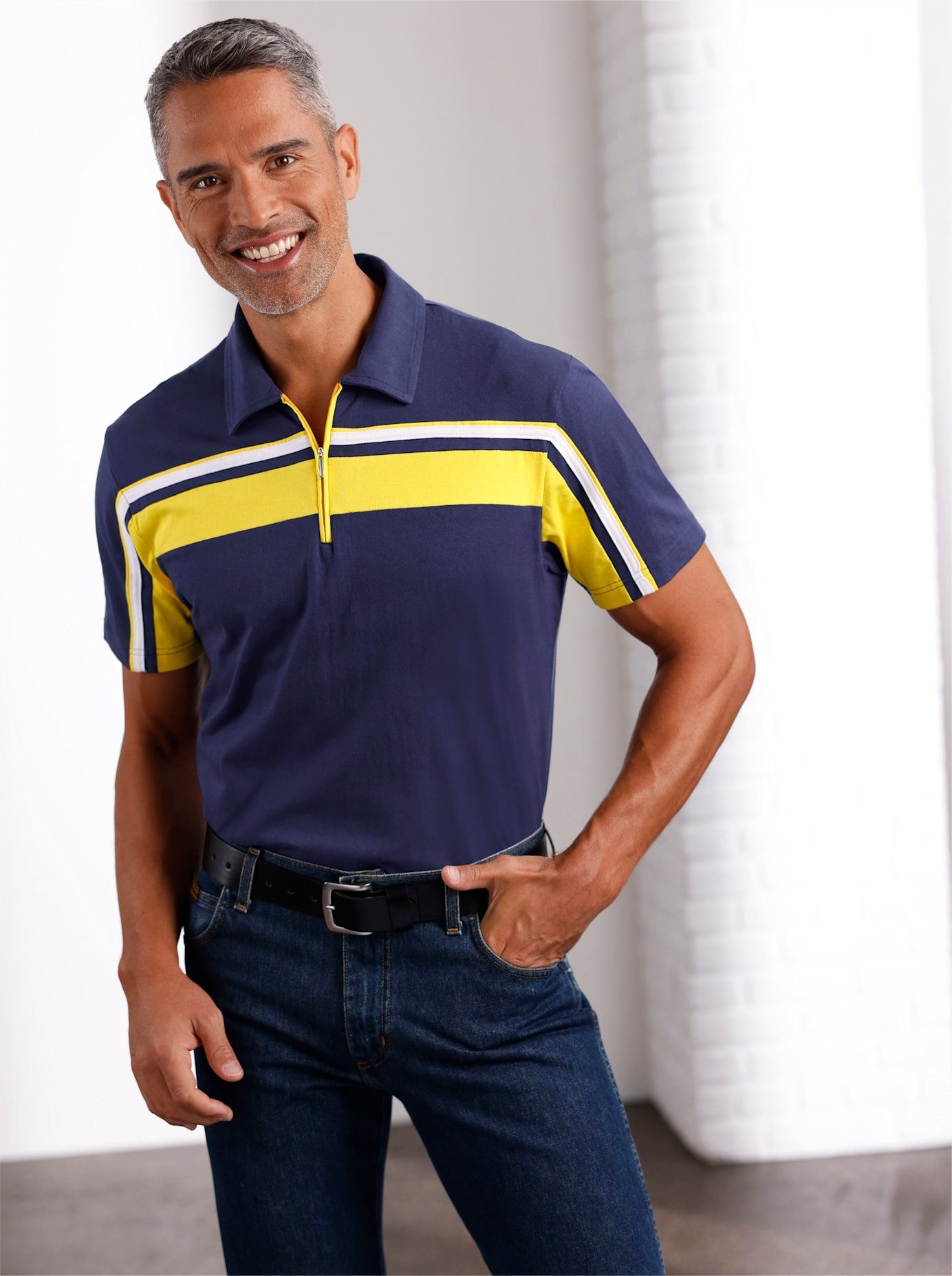 Classic Poloshirt met korte mouwen (1-delig)