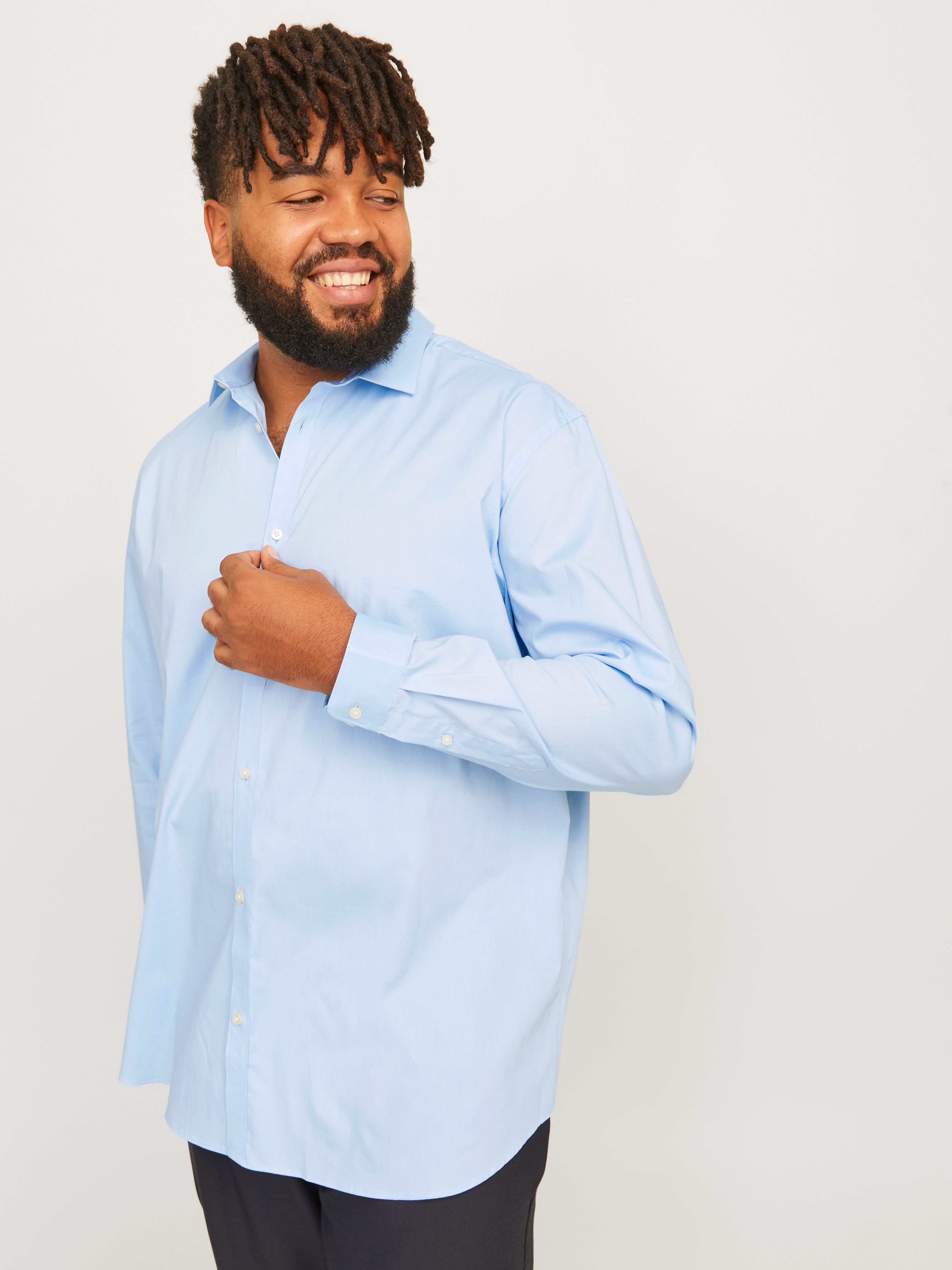 Jack & Jones PlusSize Overhemd met lange mouwen JJPRPARMA SHIRT L/S NOOS PLS