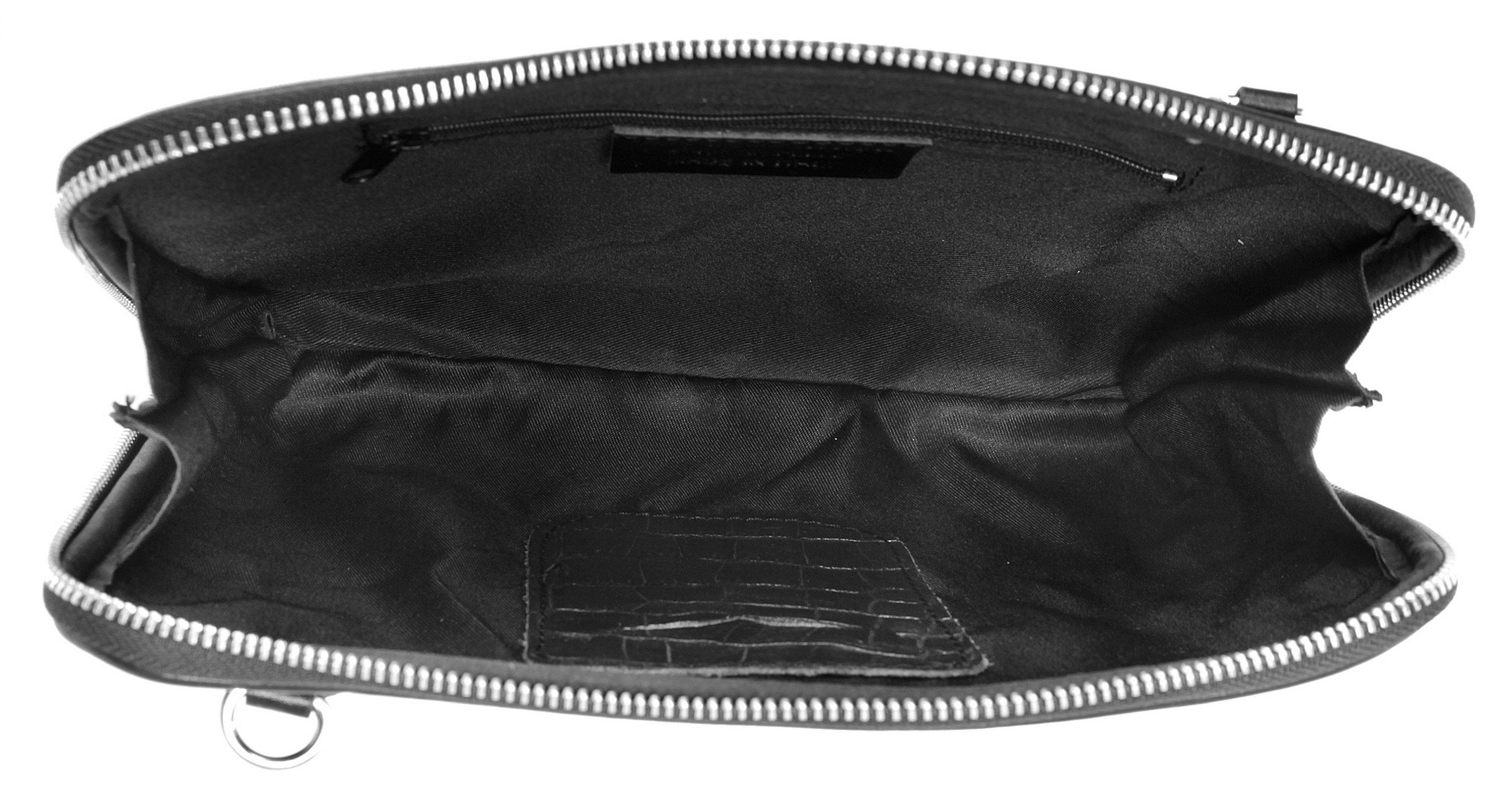 Cluty Schoudertas echt leer, made in italy