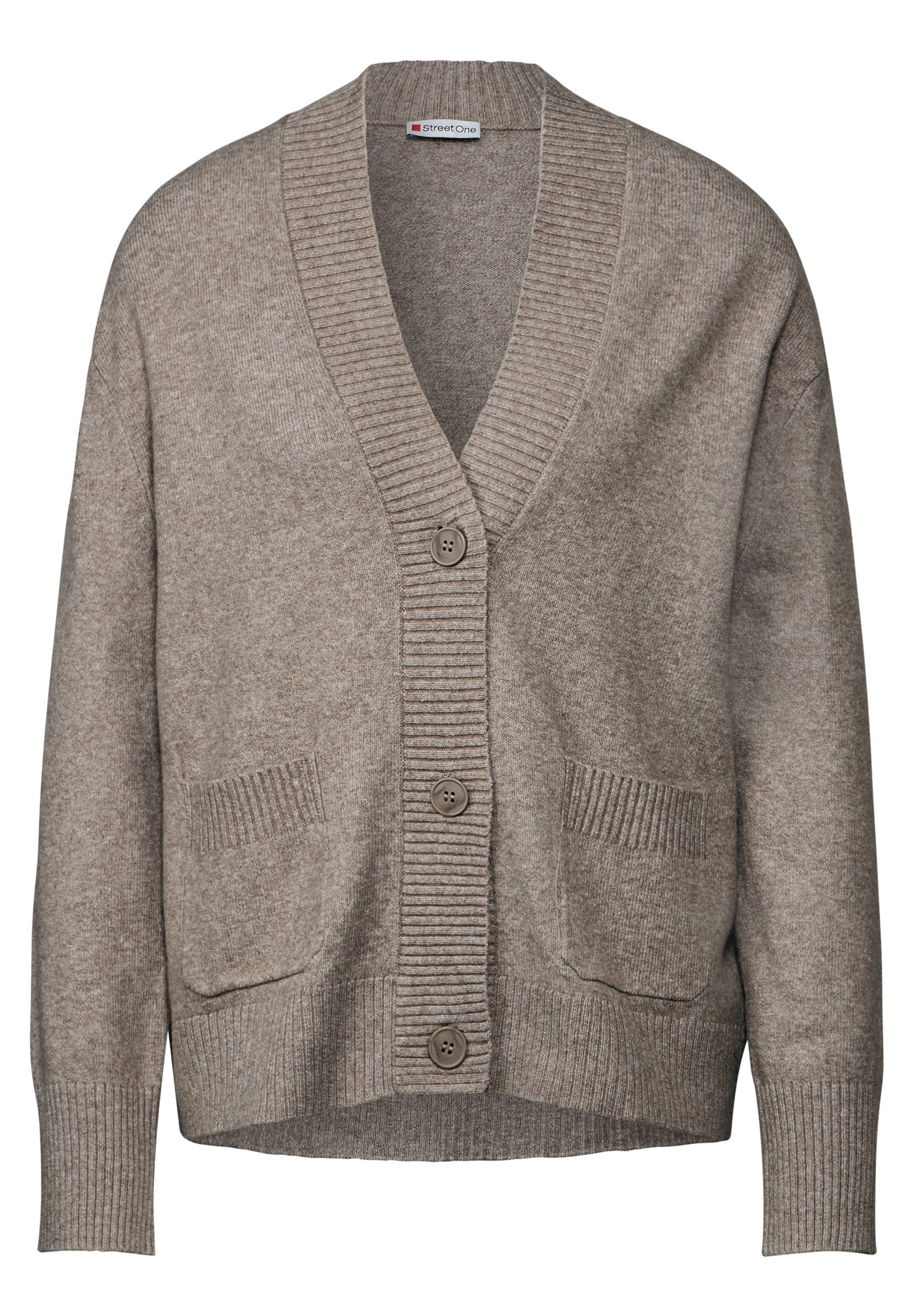 STREET ONE Vest in gemêleerde look