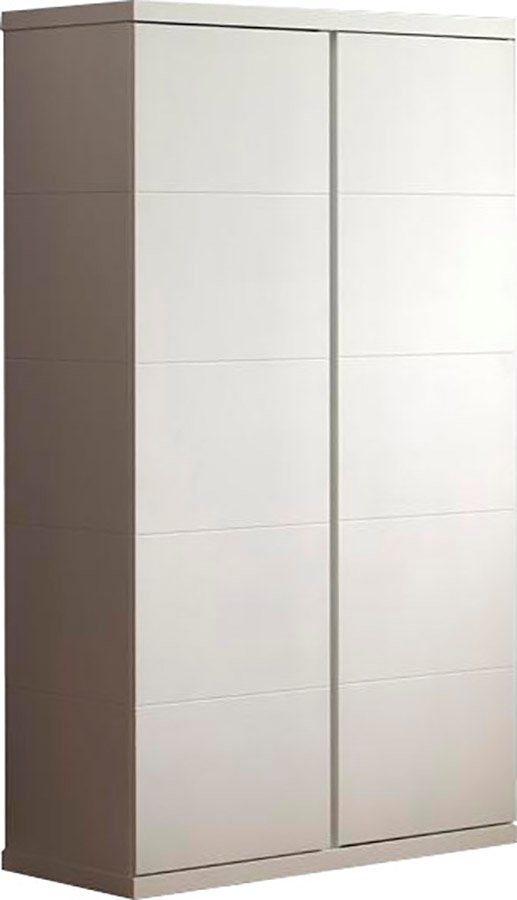 Vipack Kledingkast Ruime 2-deurs kledingkast in rechtlijnig design, uitvoering wit kledingkasten wit