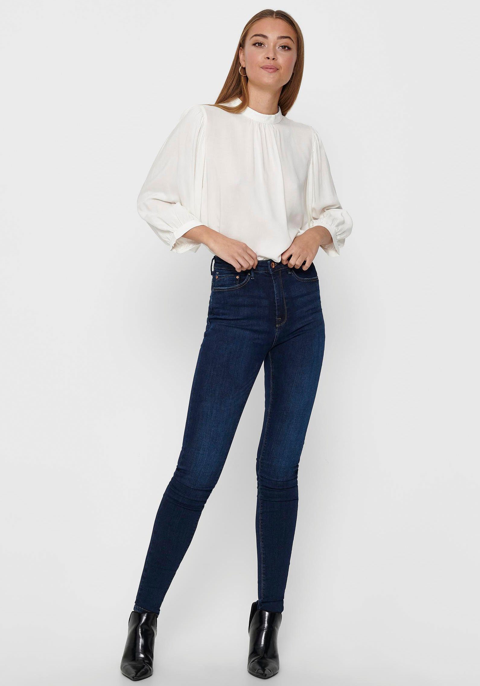 Only High-waist jeans ONLPAOLA LOLA HW SK DNM AZG 132907