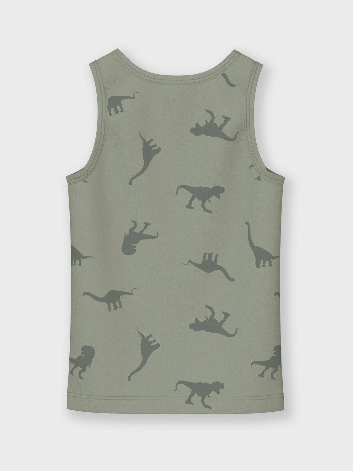 Name It Hemd NMMTANK TOP 2P AGAVE GREEN DINO NOOS (set 2 stuks)