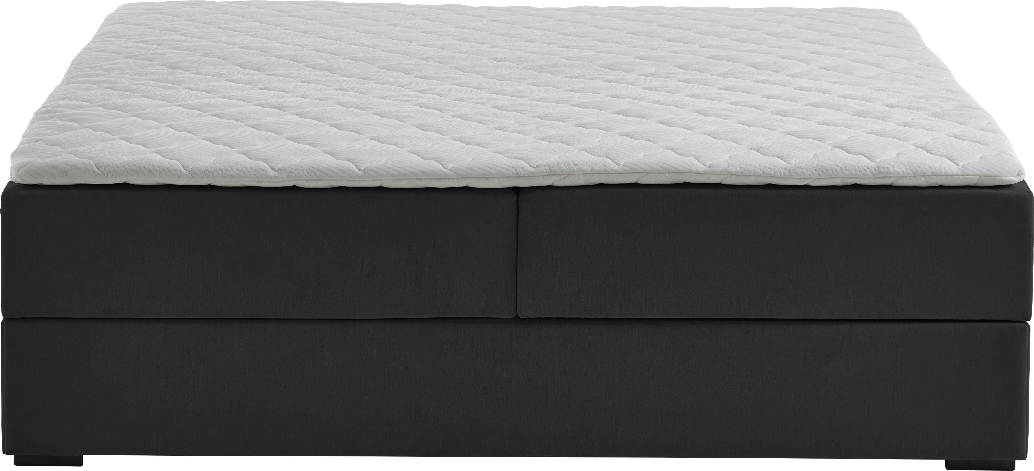 ATLANTIC home collection Boxspring Lucy zonder hoofdbord, vrij plaatsbaar, met bedkist