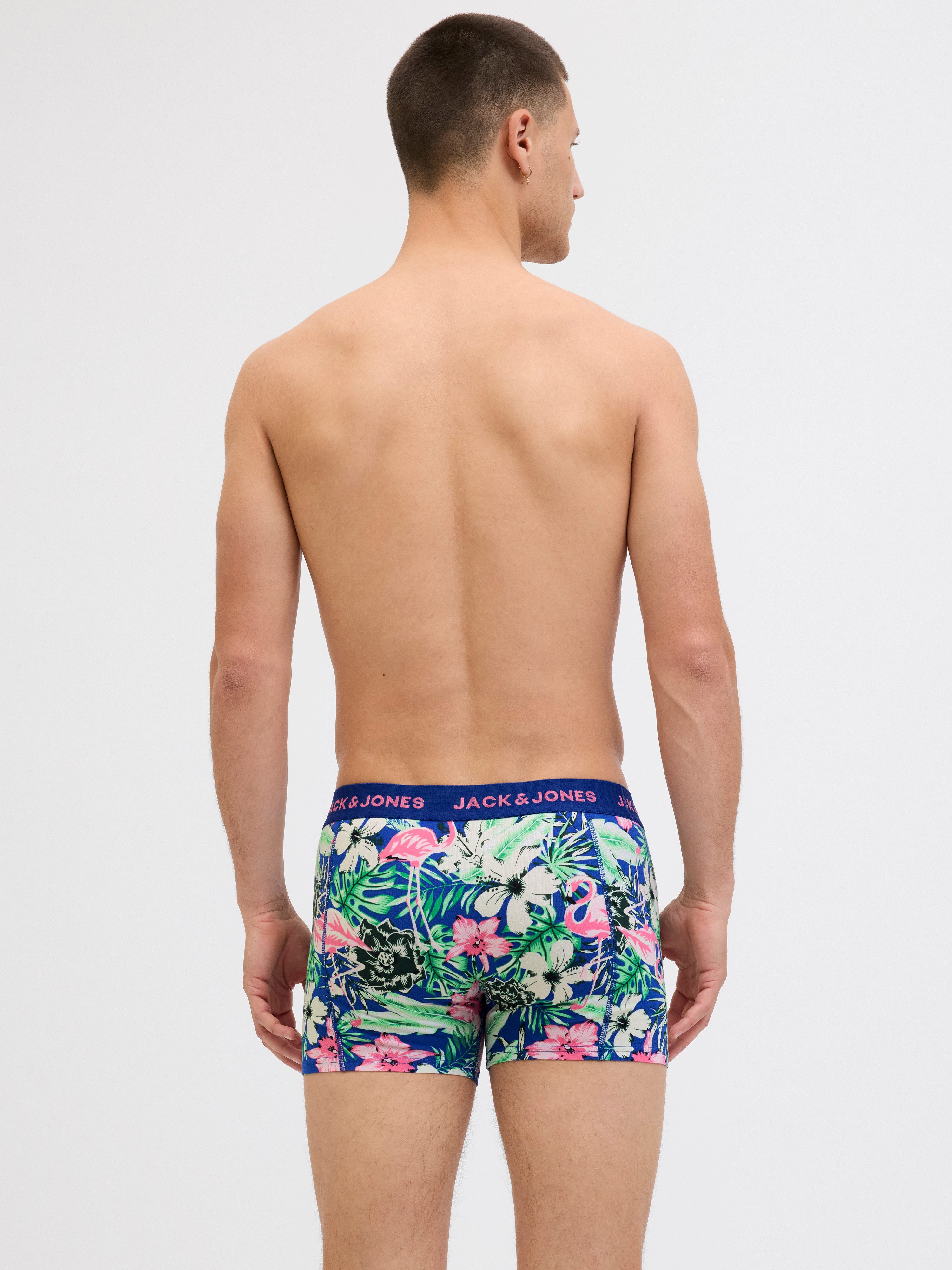 Jack & Jones Trunk JACFRED FLAMINGO TRUNKS 3 PACK SN (set, 3 stuks)