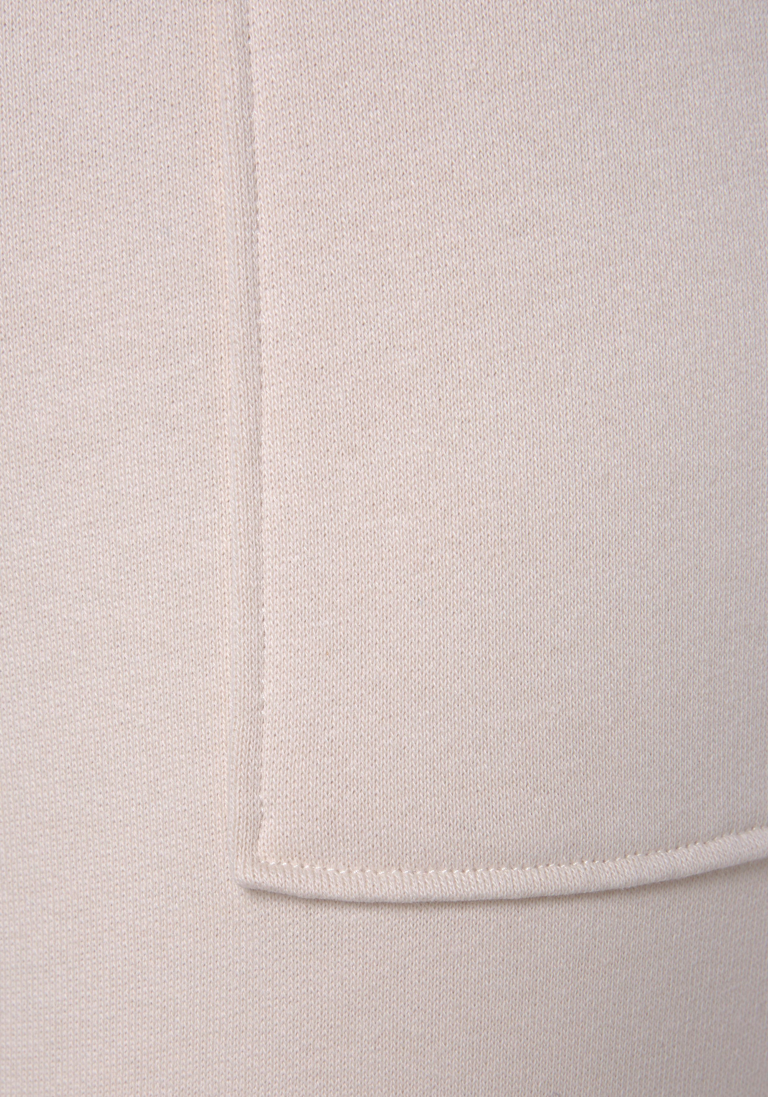 Vivance Sweatshort Korte broek met opgestikte zakken en contrastkoord, loungewear