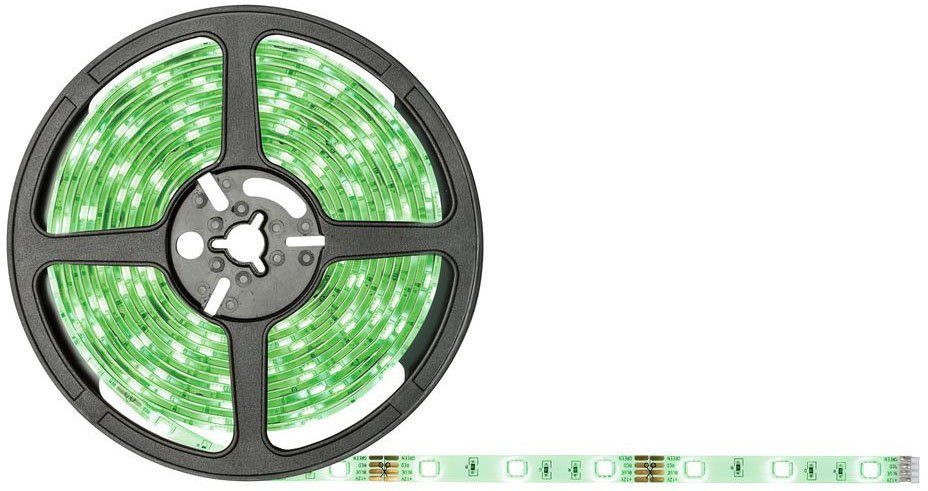 Paulmann Led-strepen FN SimpLED Strip Set 5m, RGB 20W, 230/12V, DC, Wit metaal, Kst (1 stuk)