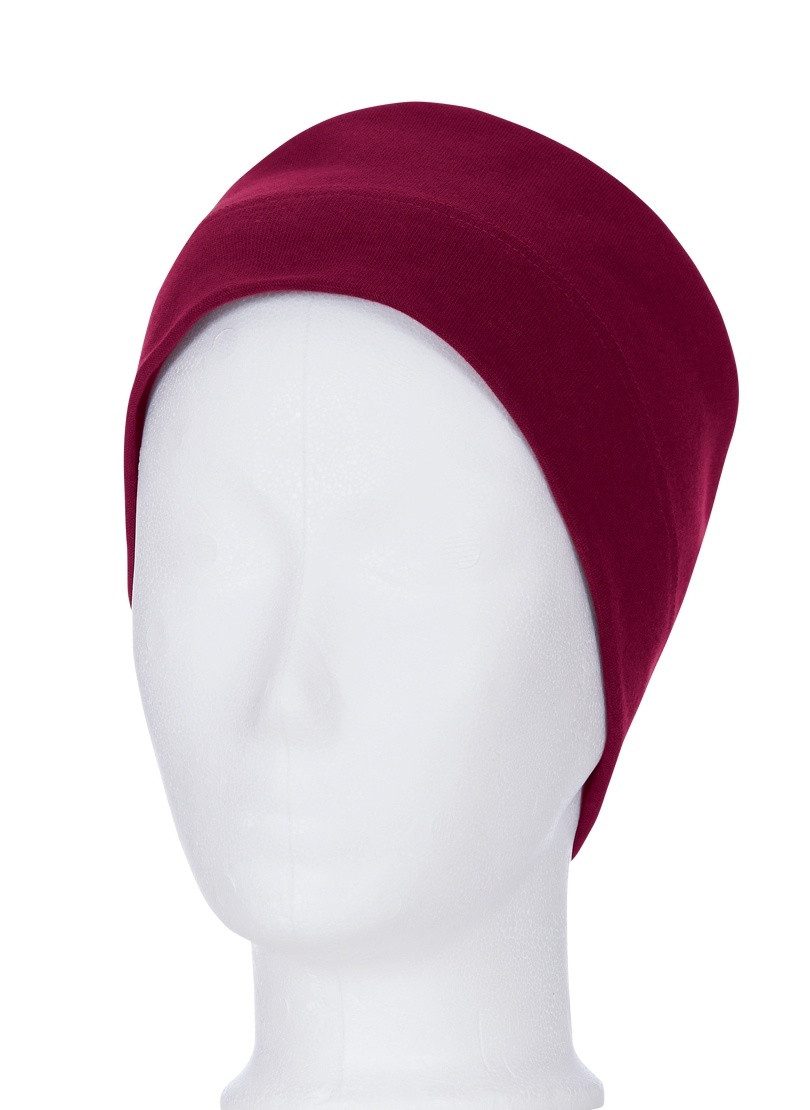 Trigema Gebreide muts TRIGEMA Soft-Cap (1 stuk) unisex mutsen rood