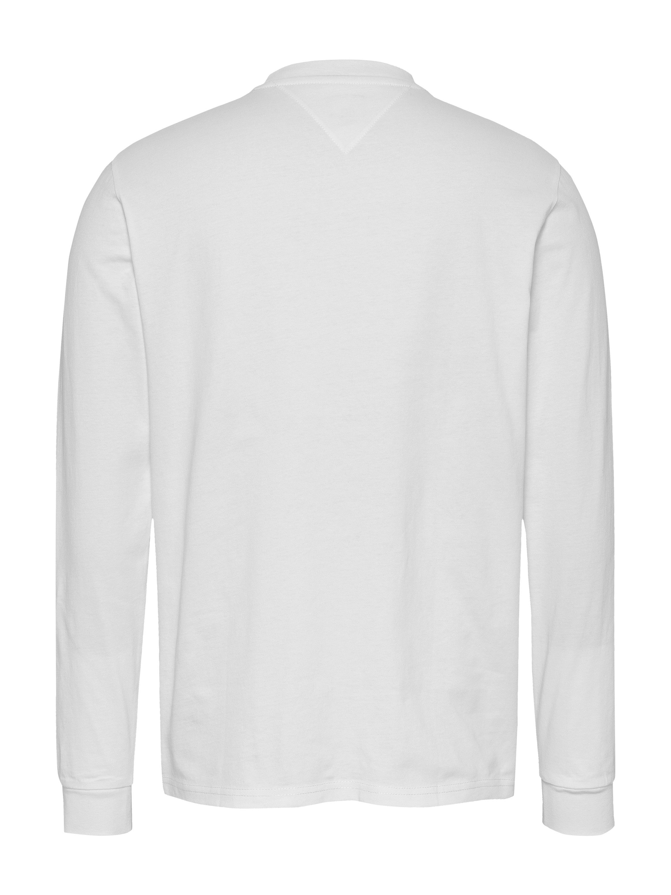 TOMMY JEANS Shirt met lange mouwen TJM SLIM LINEAR CHEST LS TEE EXT