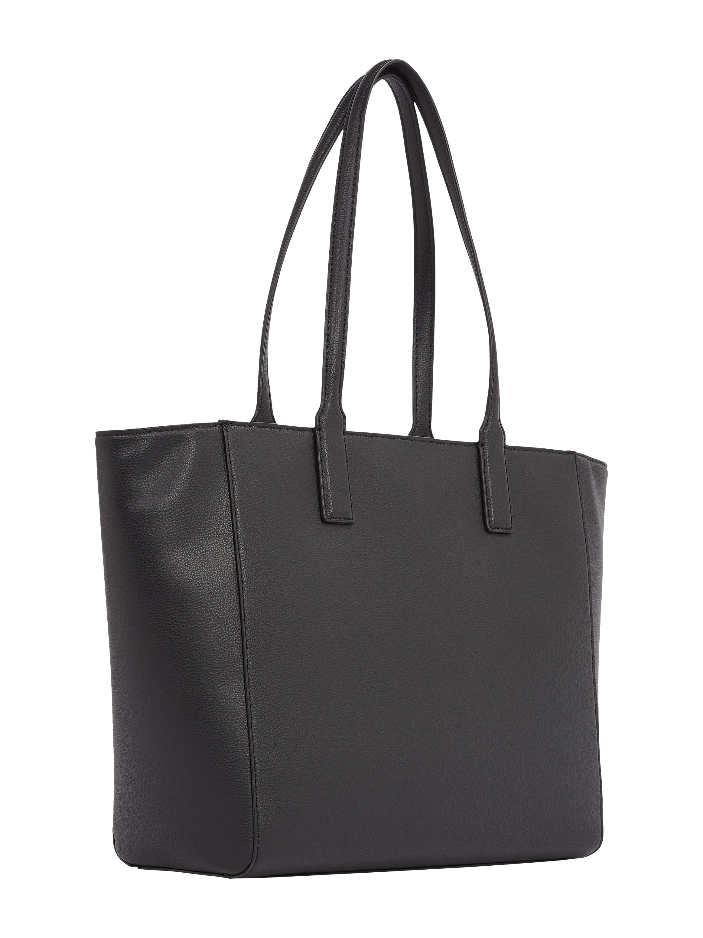 Tommy Hilfiger Shopper TH SOFT LOGO TOTE , dames handtas, schoudertas, schoudertas in elegante uitstraling