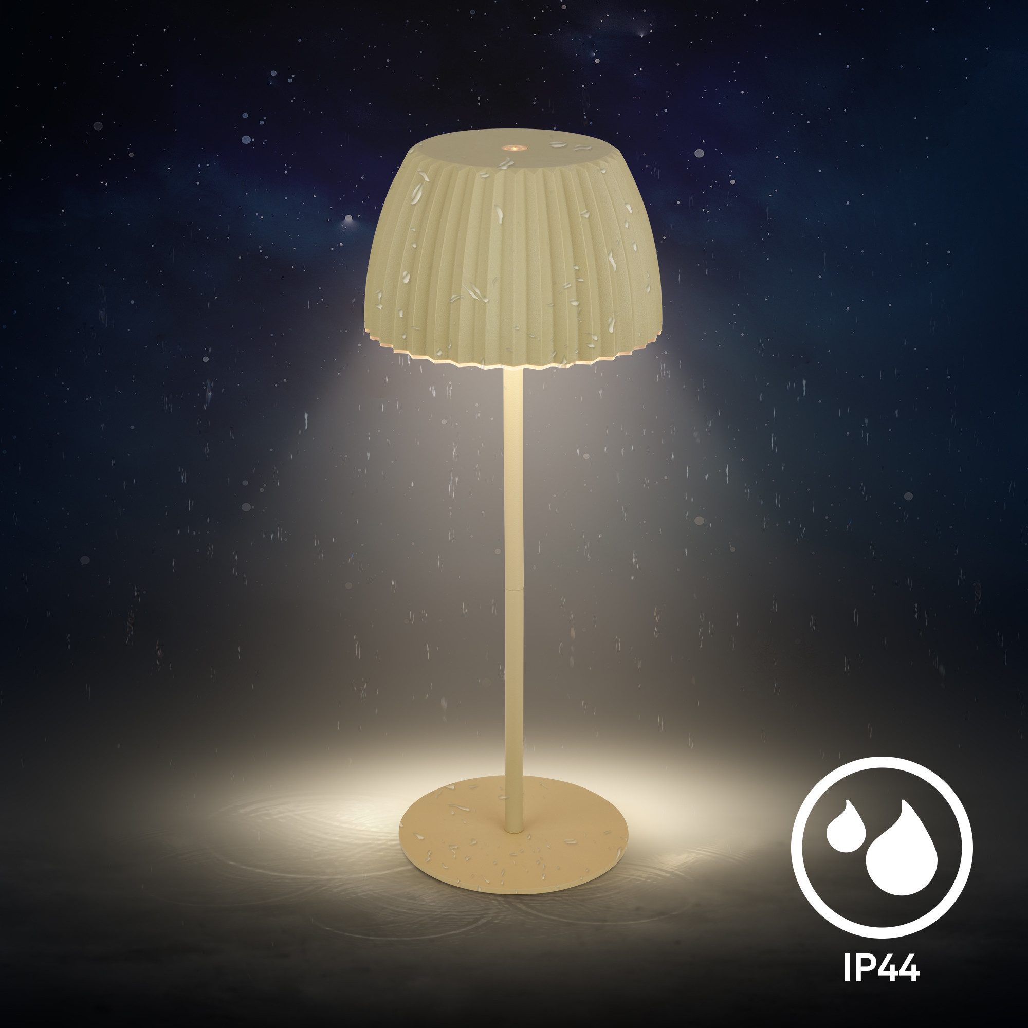 Briloner Leuchten Led-tafellamp Accu LED tafellamp, groen