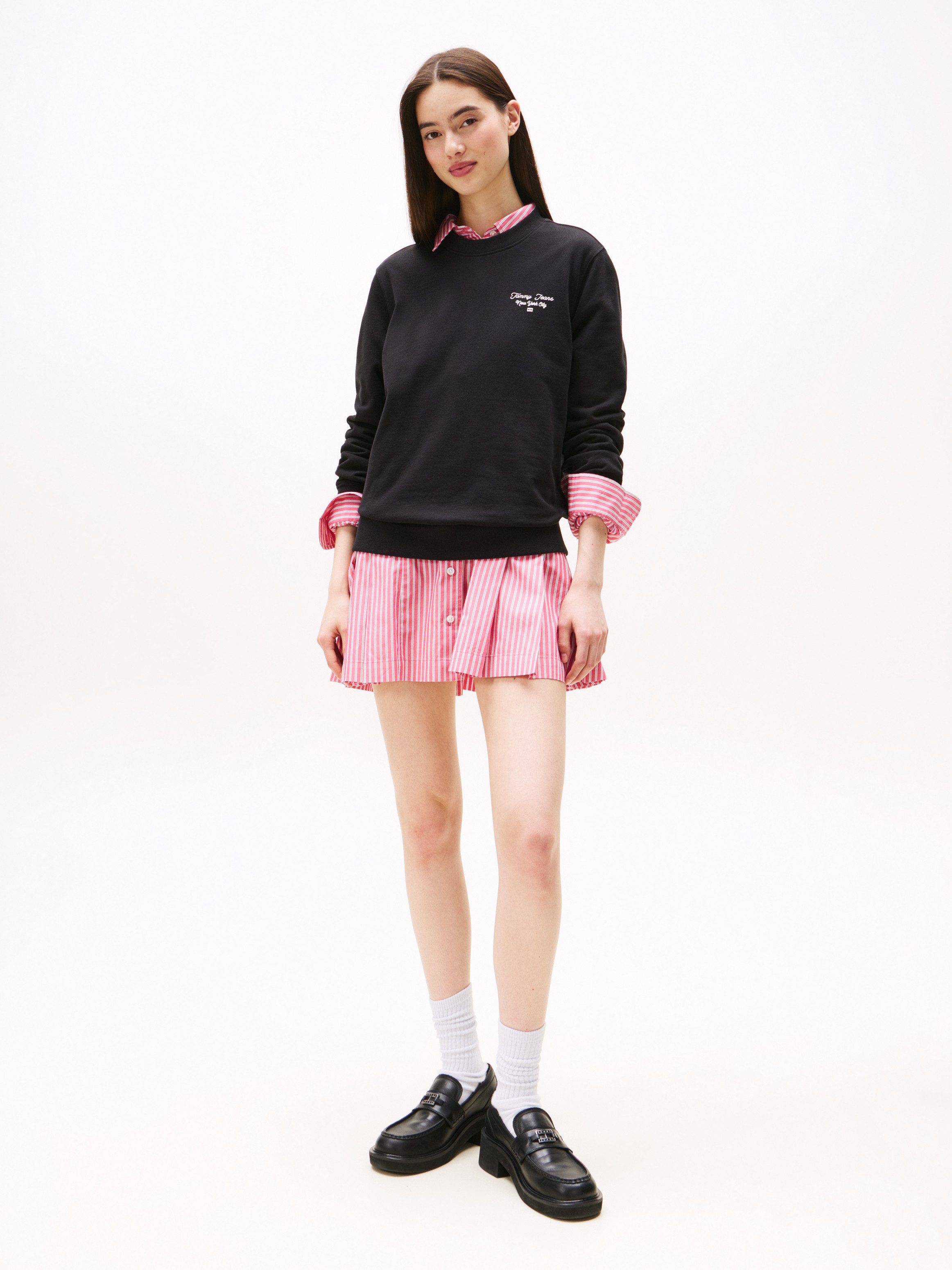 TOMMY JEANS Sweatshirt TJW REG ESS LOGO 1 CREW EXT