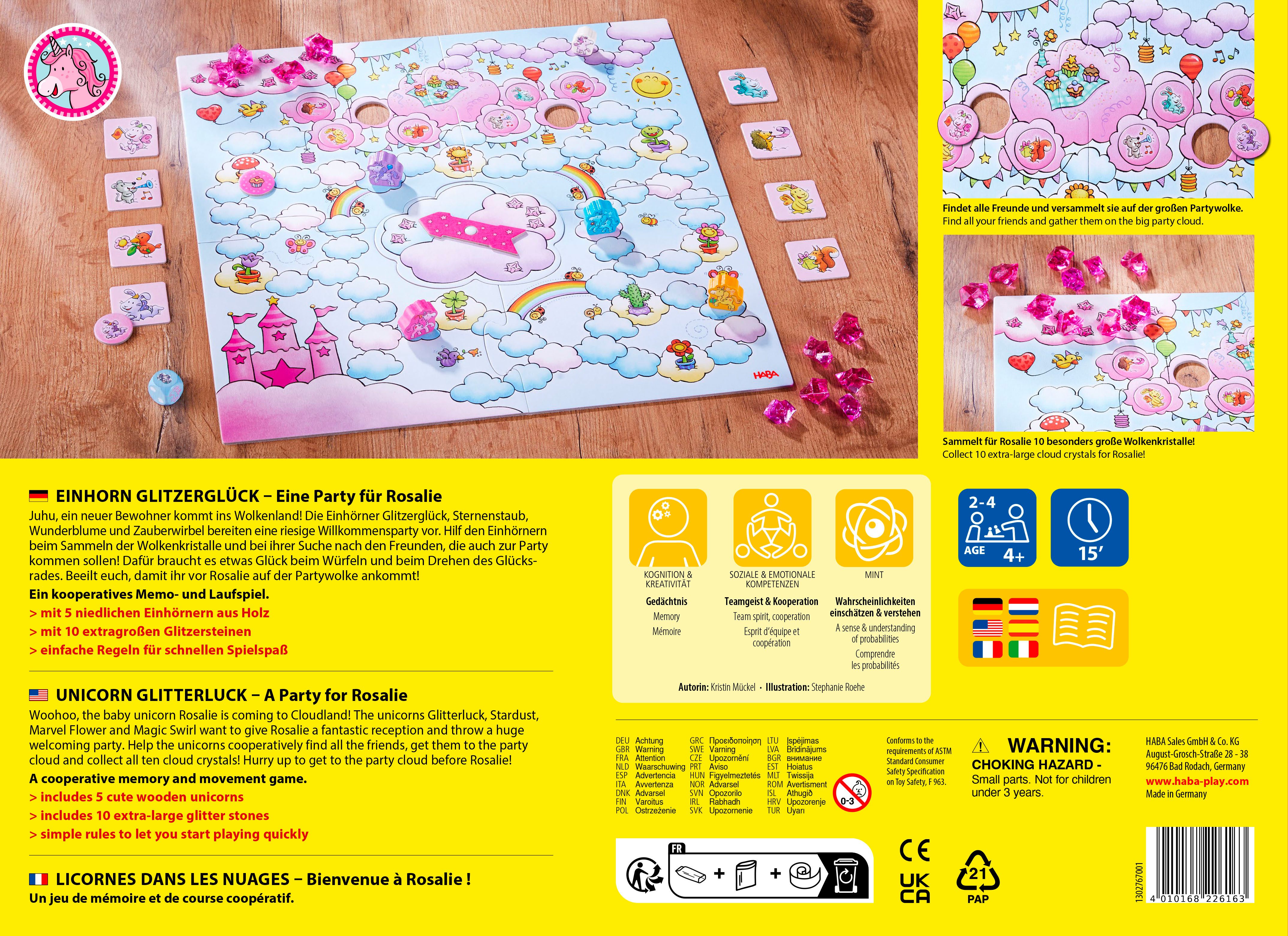 Haba Spel Eenhoorn Flonkerglans - Party voor Rosalie