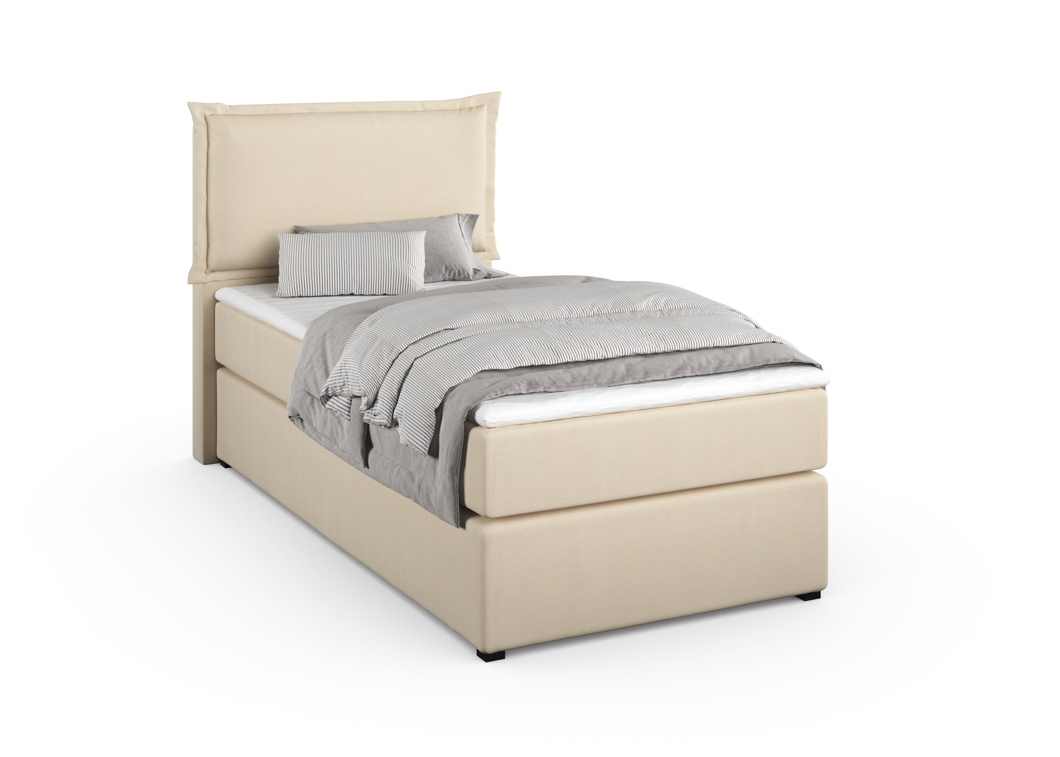 Home affaire Boxspring Lysann 5-voudig verstelbaar hoofdbord, in 4 breedten, 3 matrassoorten