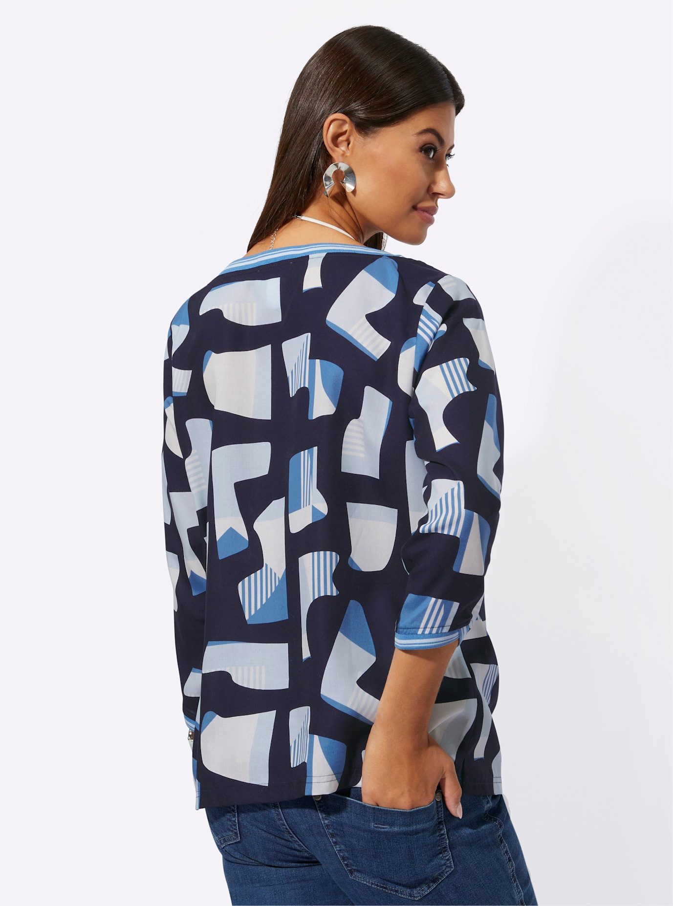 Creation L Gedessineerde blouse