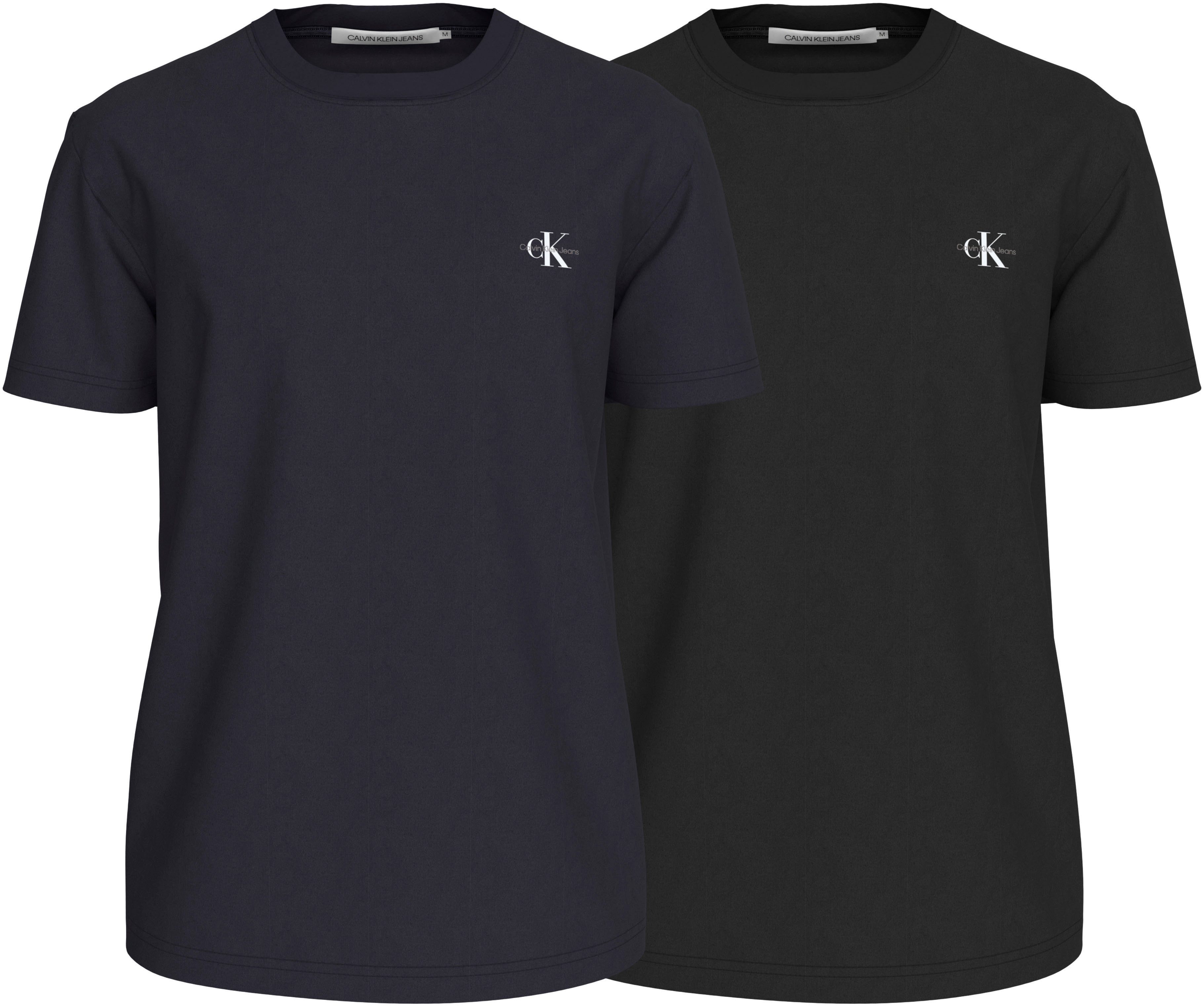 Calvin Klein T-shirt 2 PACK MONOLOGO (Set van 2)