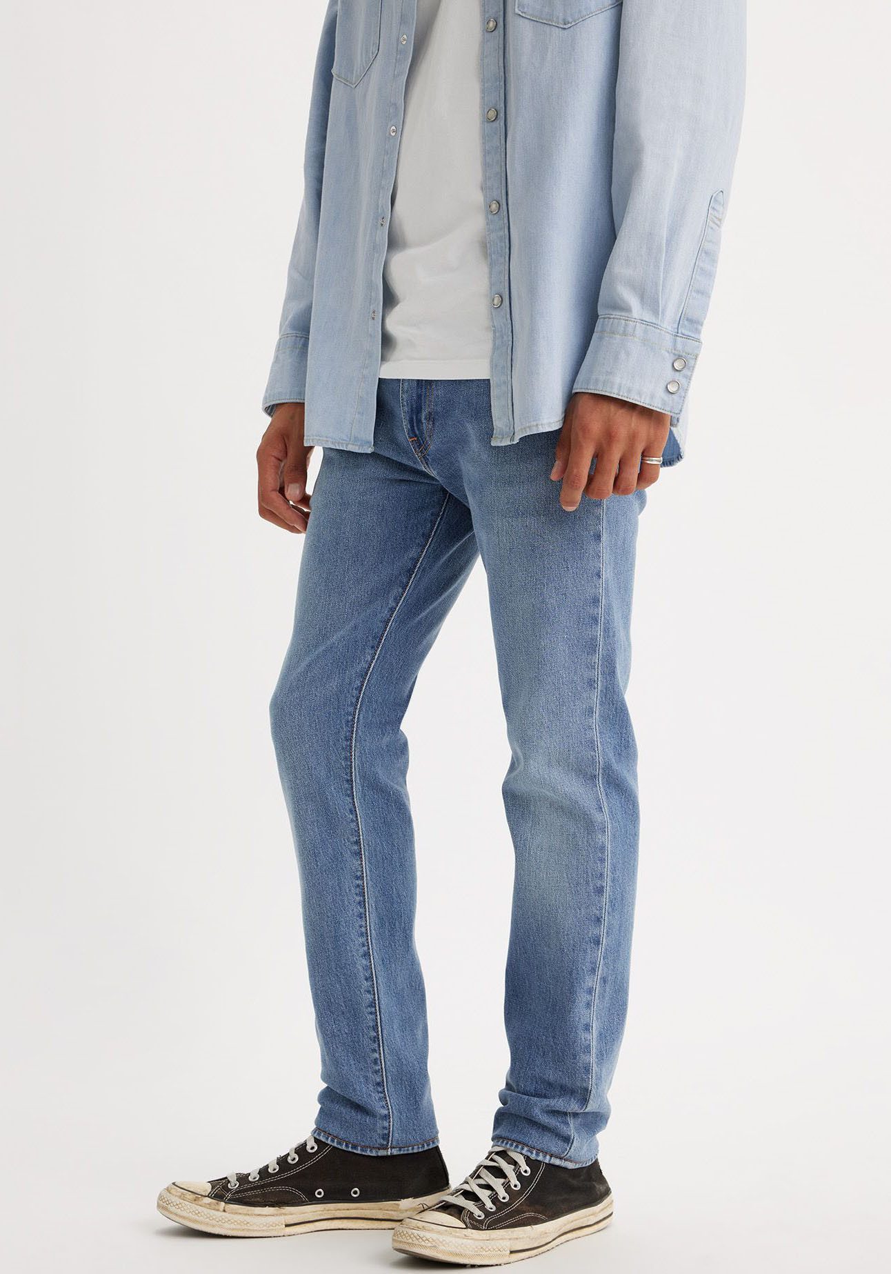 Levi's Tapered jeans 512 Slim Taper Fit heren tapered jeans maat 34 blauw