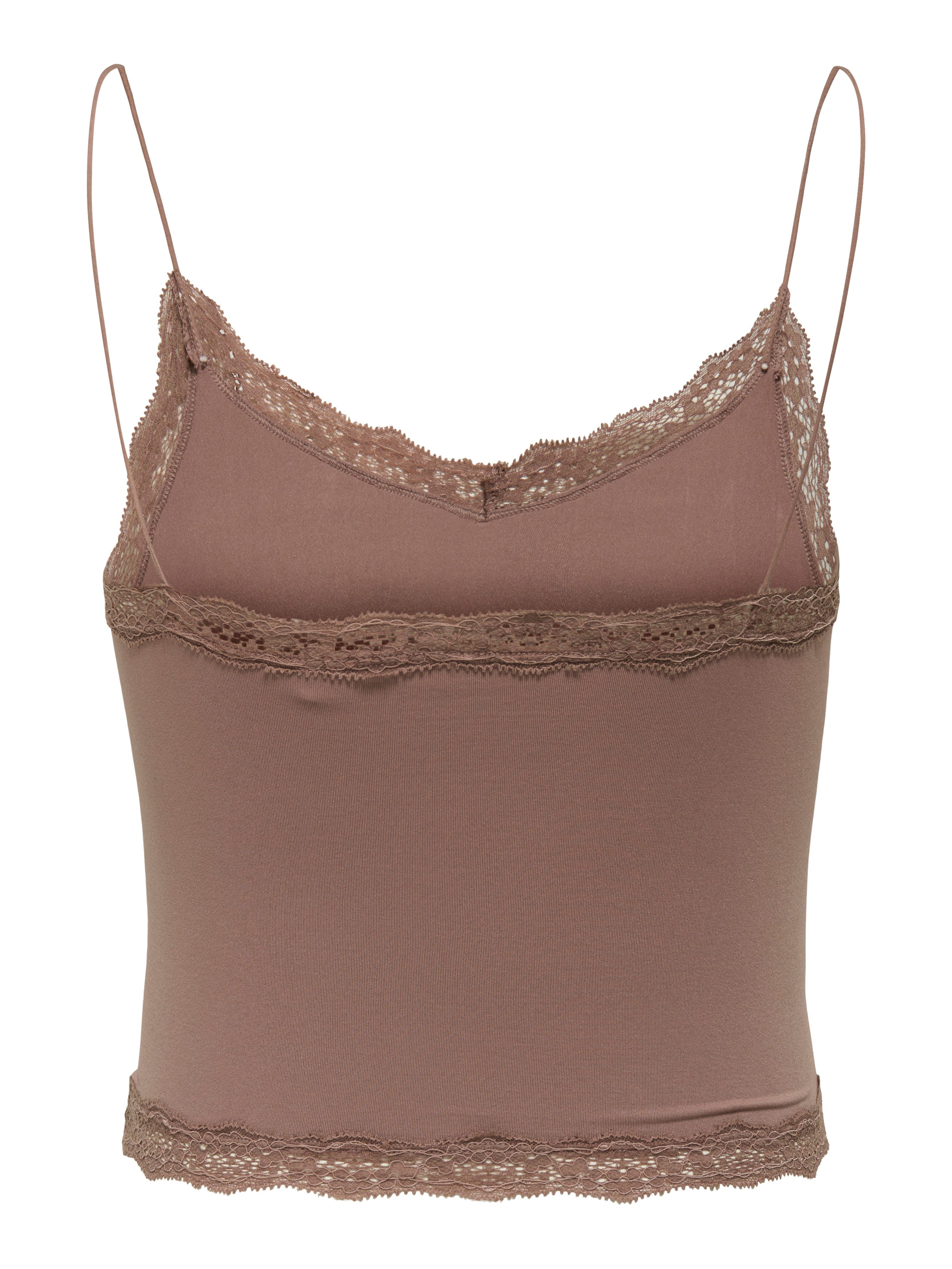 Only Kanten top ONLVICKY LACE SEAMLESS CROPPED TOP