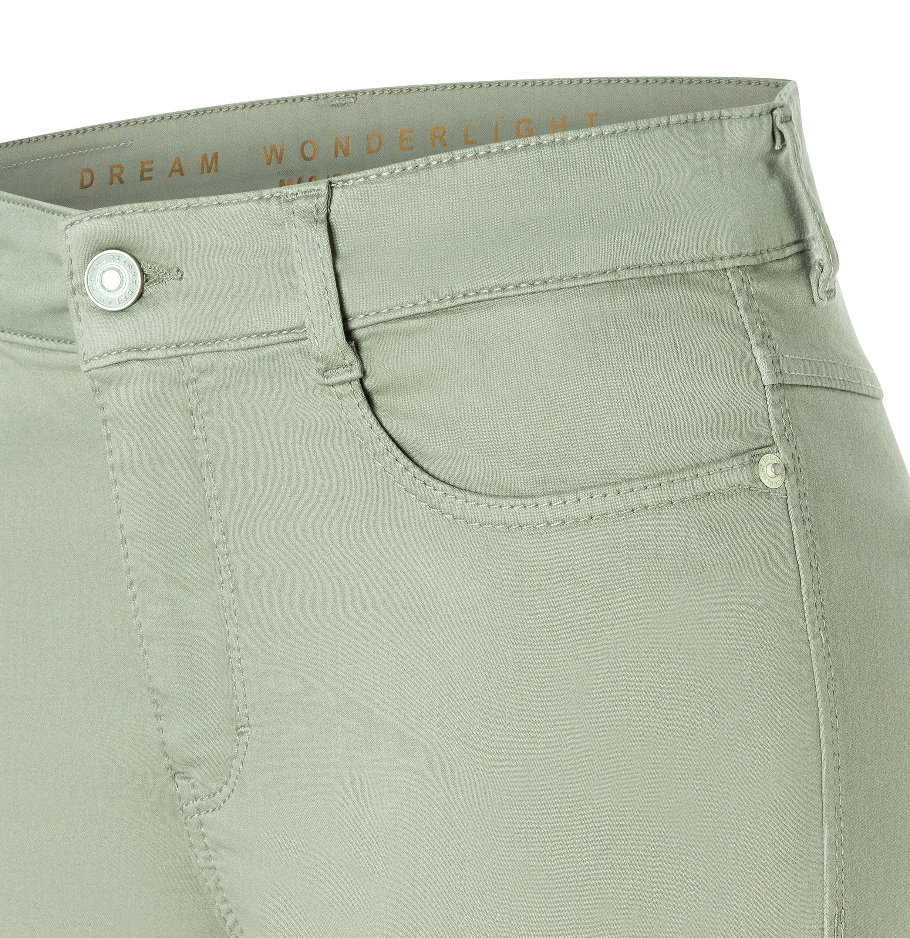 MAC Capribroek Dream-Sun in hoog-elastische denimkwaliteit met figuurvormende shaping-effect