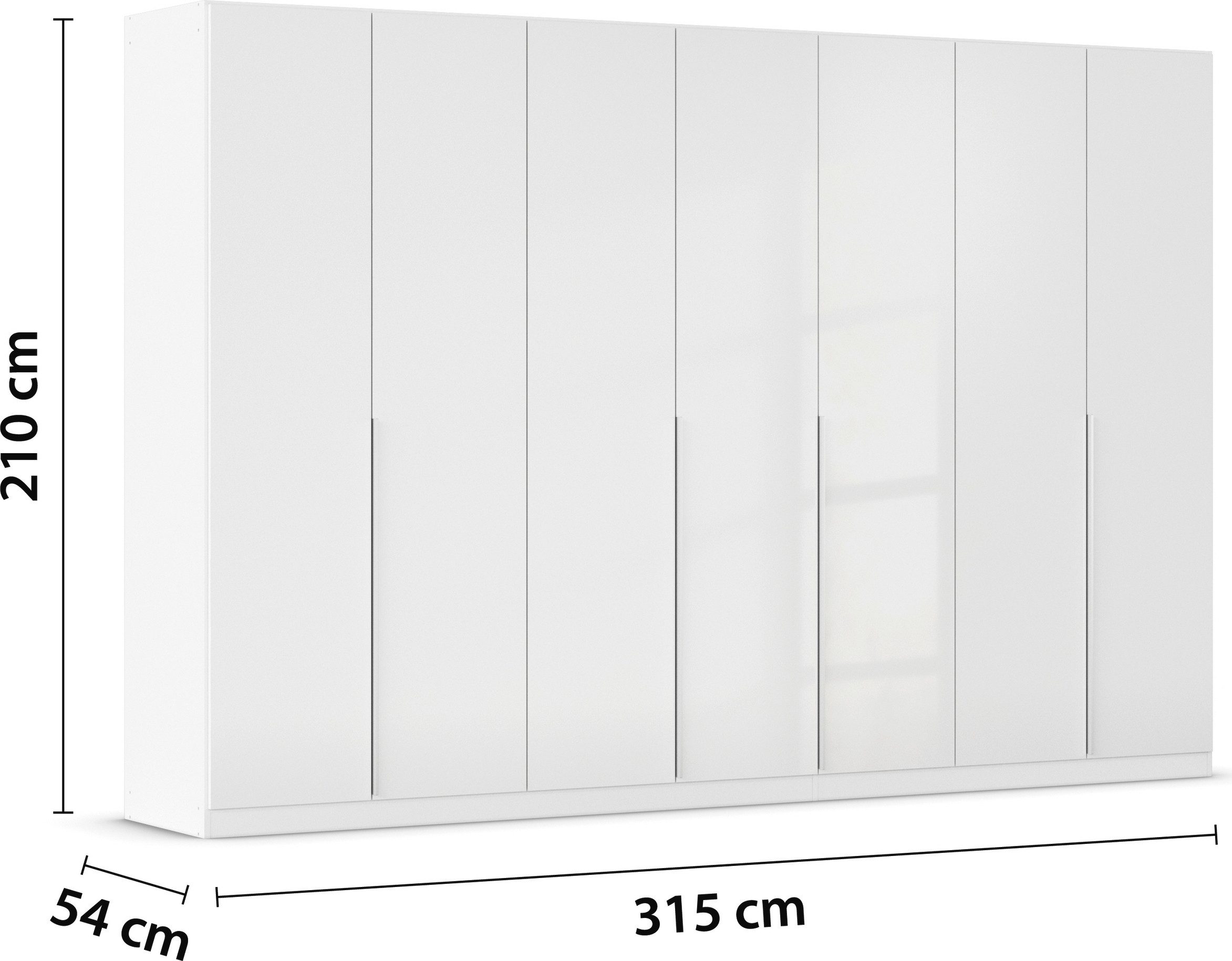 rauch Draaideurkast Kledingkast garderobe AGORDO TOPSELLER slaapkamer doordachte binnenuitrusting, in 7 breedtes en 2 hoogtes made in germany