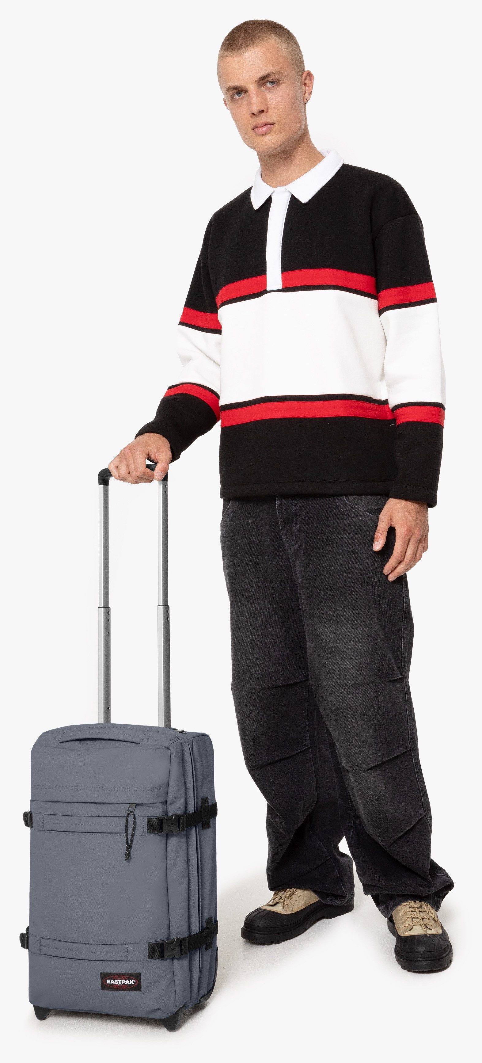 Eastpak Zachte bagage trolley TRANSIT'R S Handbagage-koffer reis bagage koffer met TSA-slot reistas
