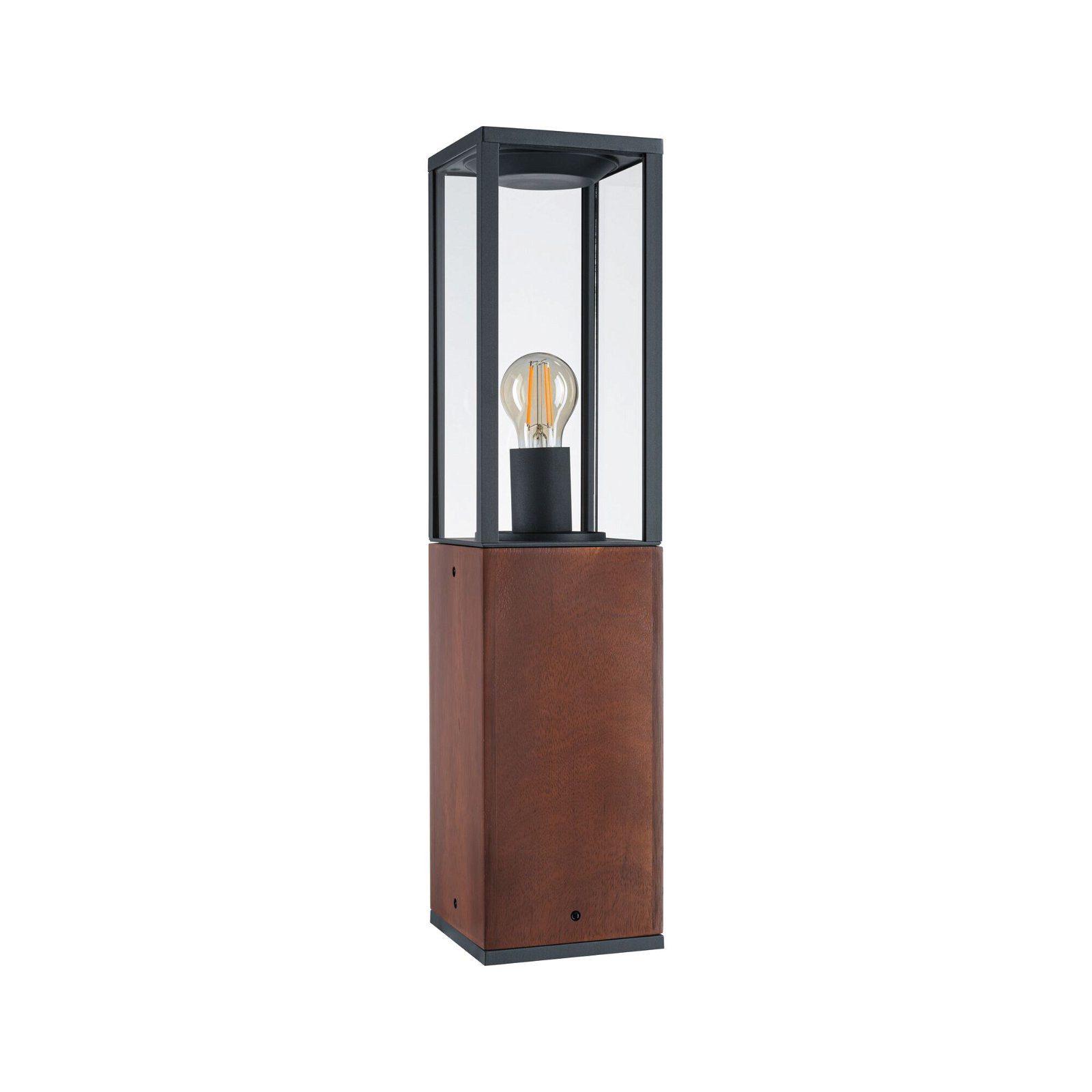 Paulmann Led-tuinlamp Lichtobject Timba IP44 vierkant 600mm max. 60W 230V E27 Hout (1 stuk)