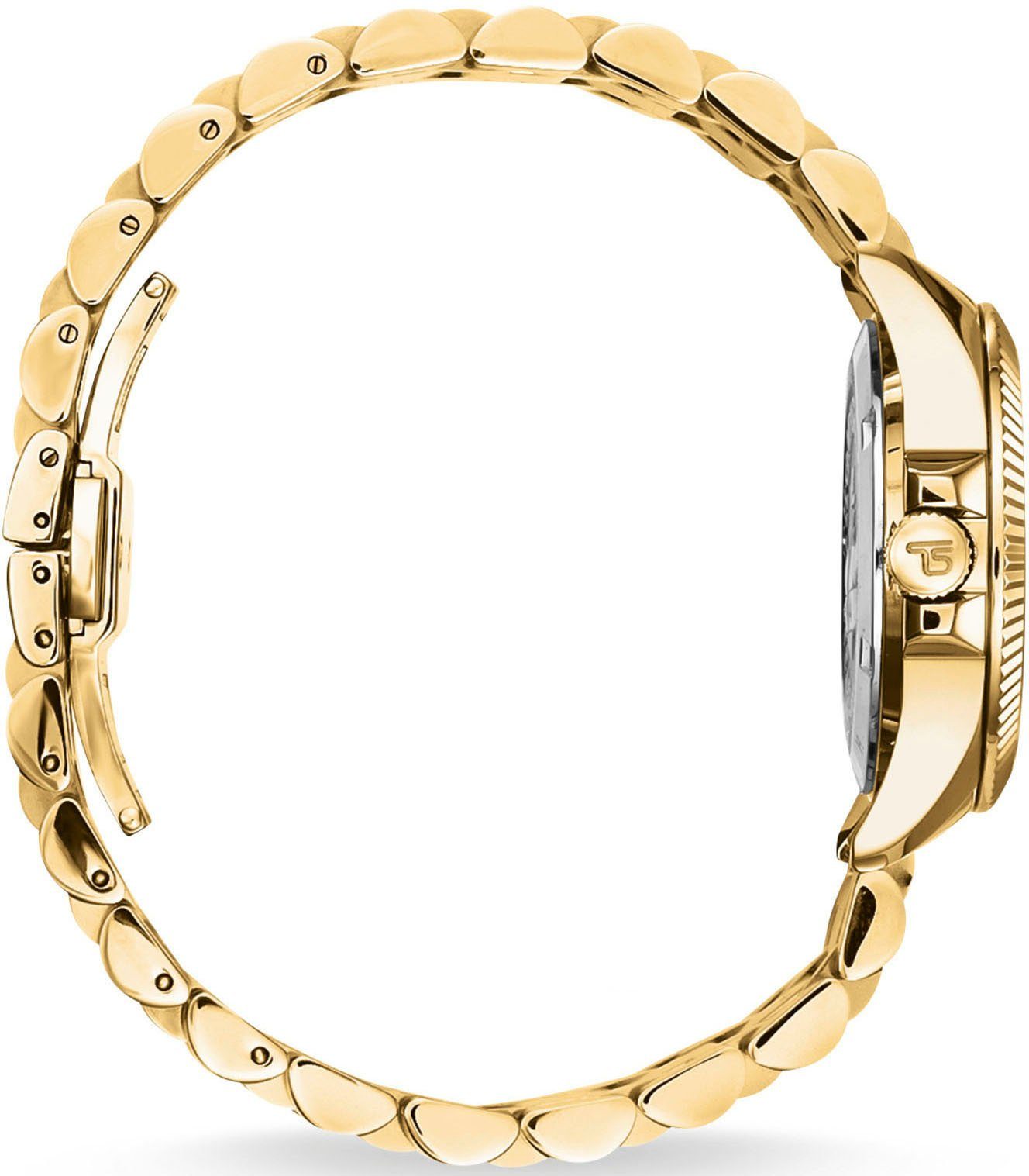 THOMAS SABO Kwartshorloge DIVINE RAINBOW Horloge, dameshorloge, zirkonia, aquamarijn, amethist, stalen armband