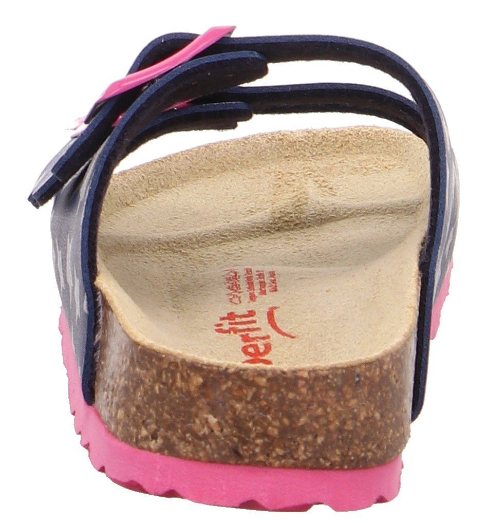 Superfit Pantoffels Voetbedsandalen WMS: middel Slippers, huisschoen met allover print, maat sjabloon om te downloaden