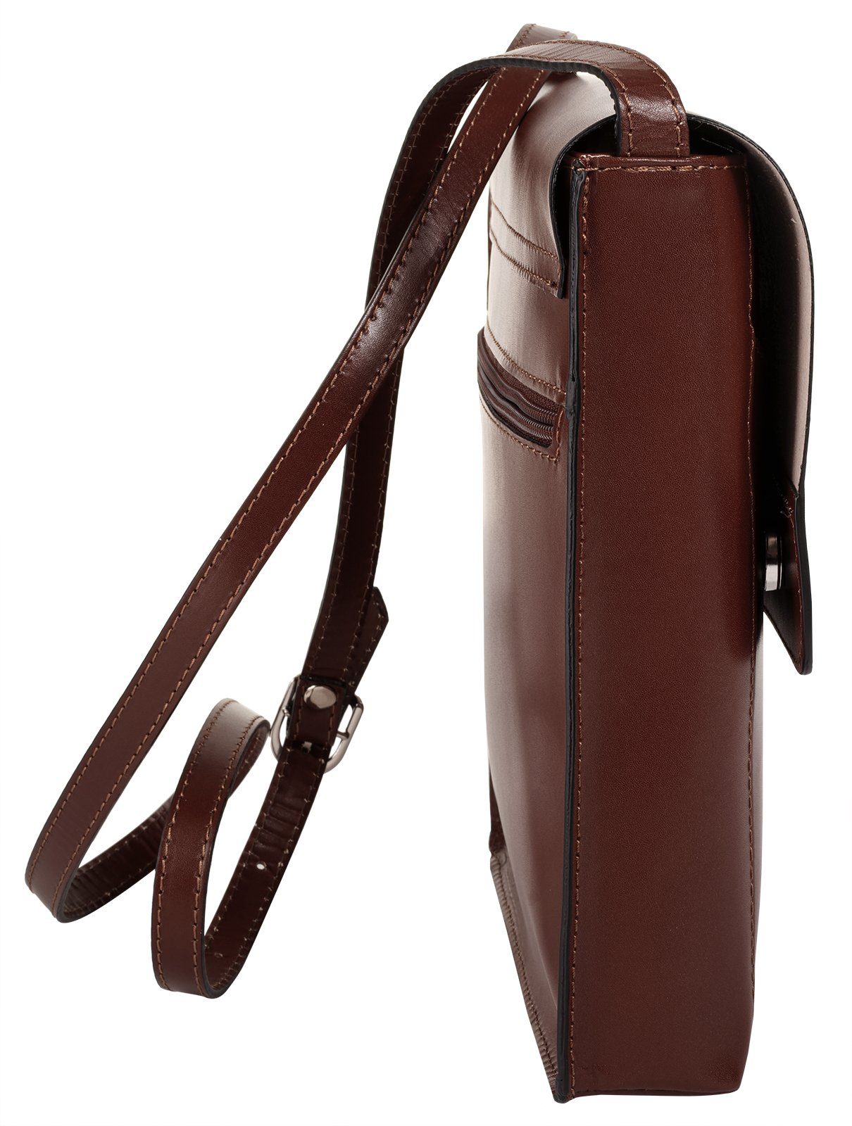 Cluty Schoudertas echt leer, made in italy