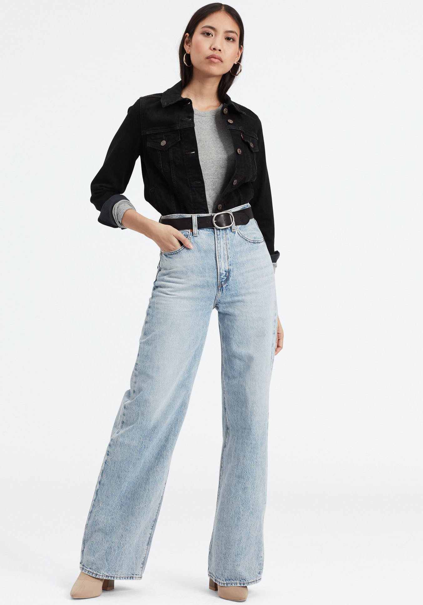 Levi's® Leren riem CALNEVA RIEM