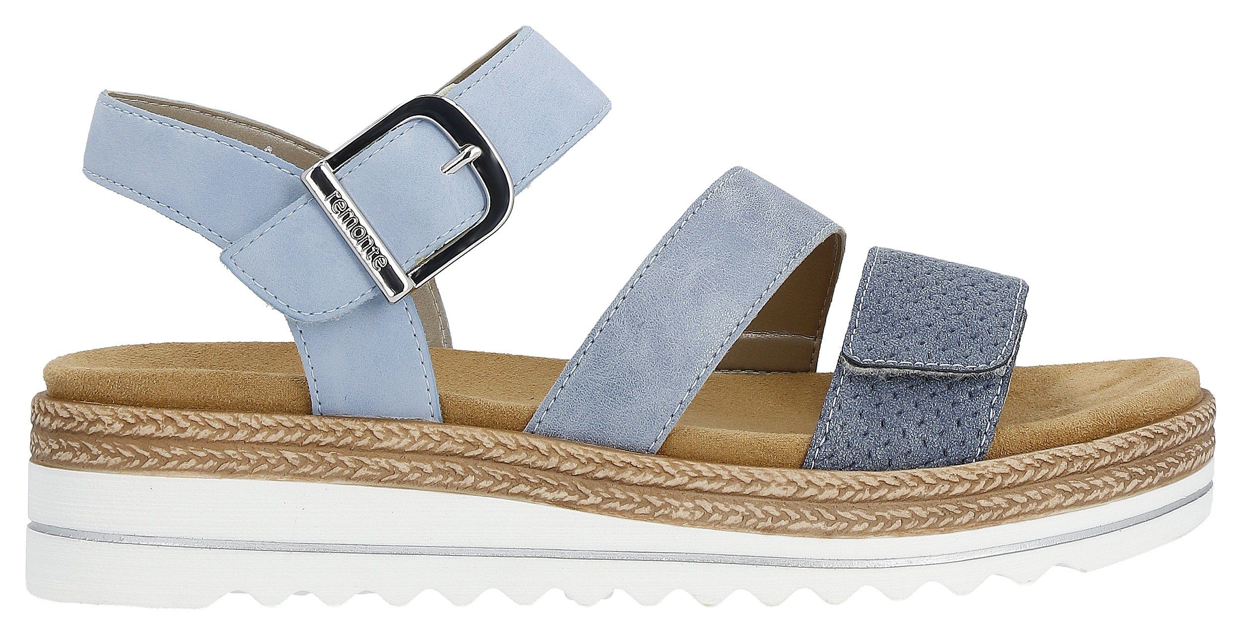 Remonte Sleehaksandaaltjes , sleehak, zomerschoenen, sandalen in vegan verwerking