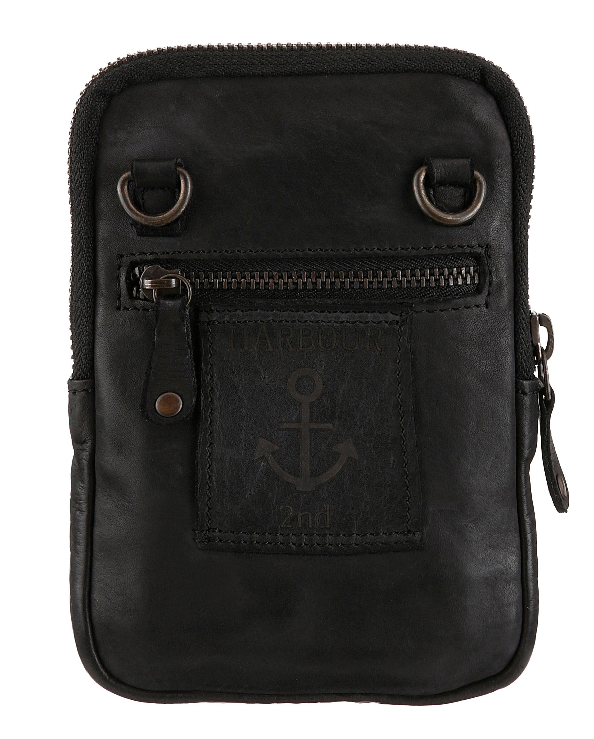 HARBOUR 2nd Mini-bag BENITA van stevig leer met kenmerkende merk-anker-label
