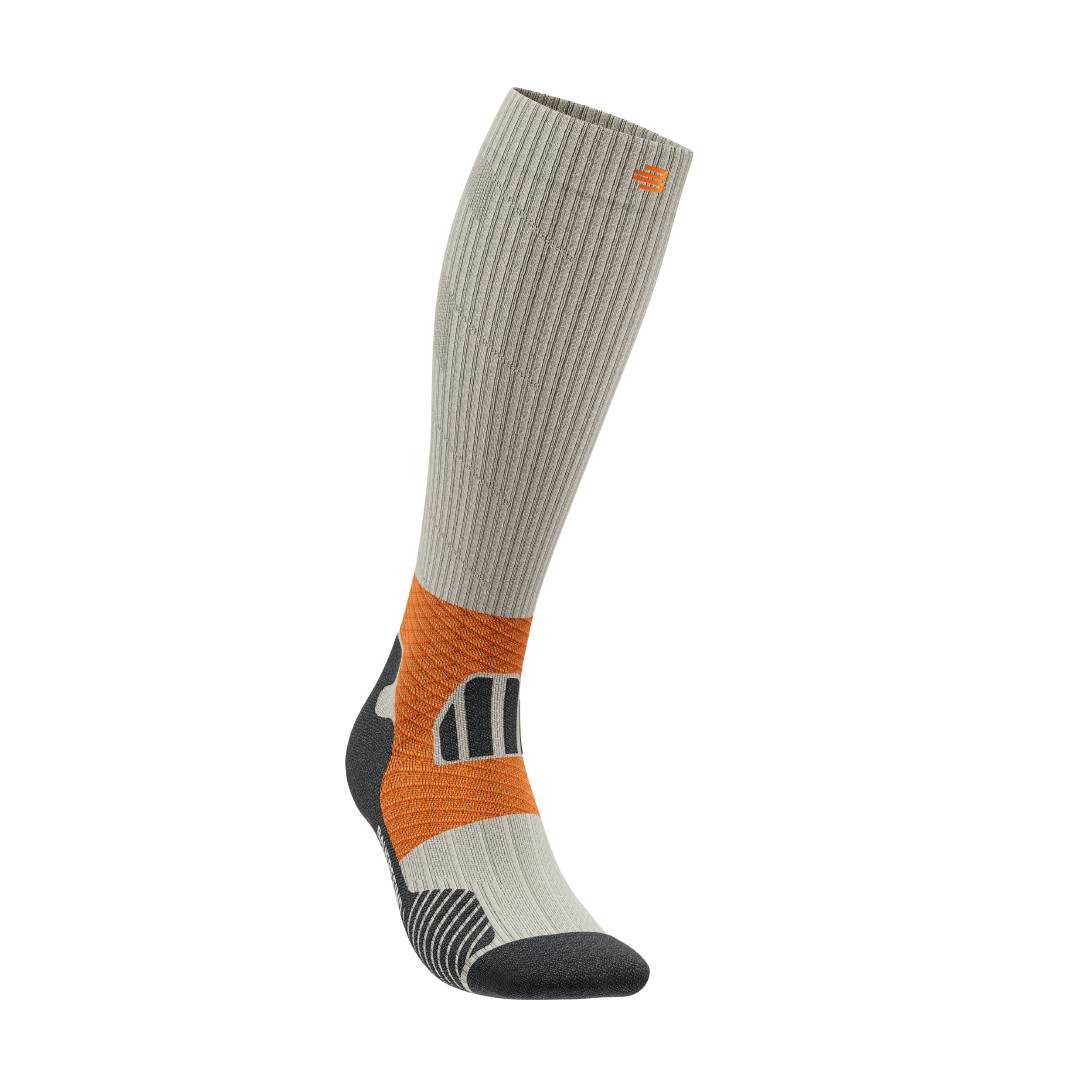 Bauerfeind Sokken TRAIL RUN COMPRESSION SOCKS (1 paar) heren sokken maat 42-45 beige