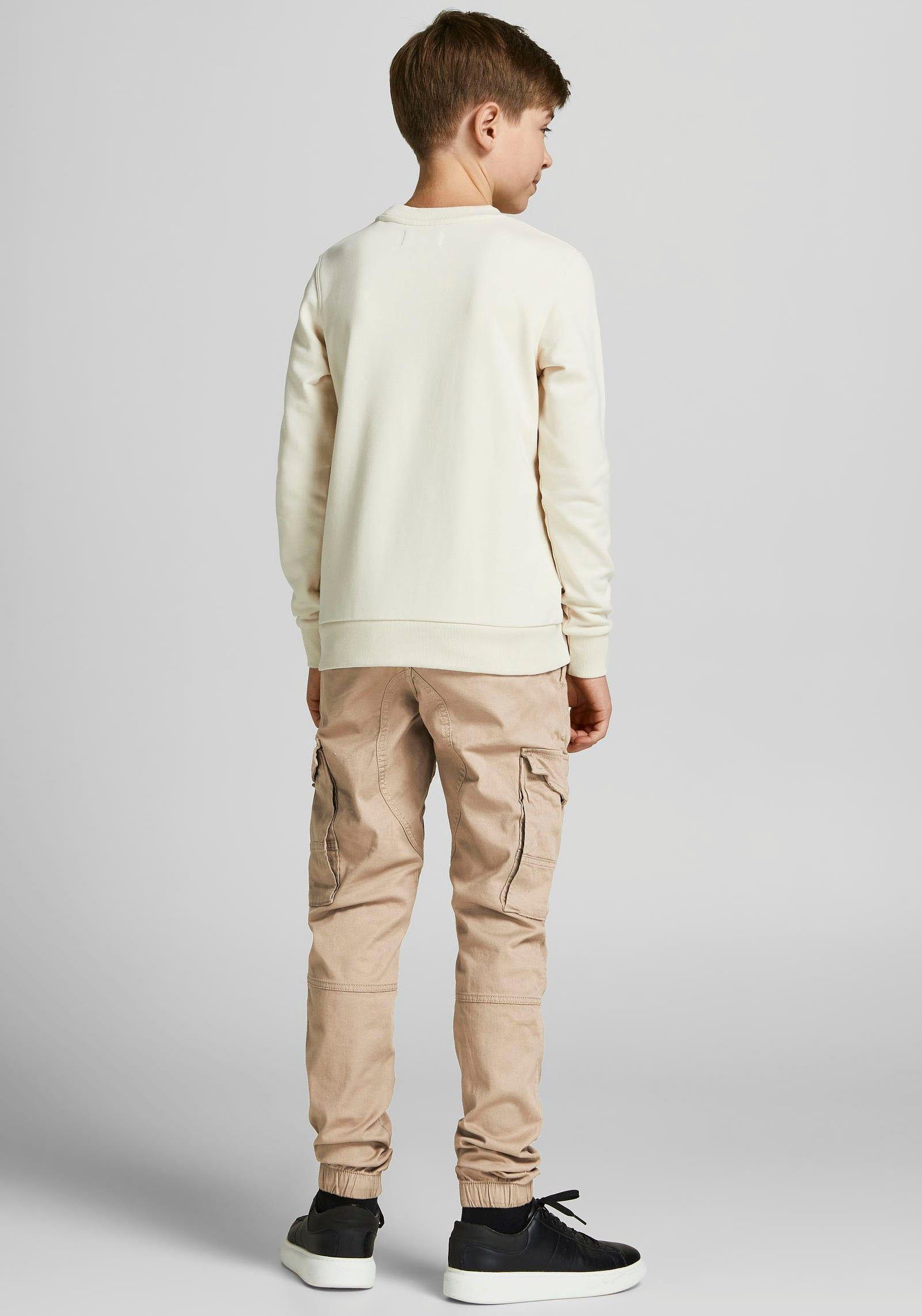 Jack & Jones Junior Cargobroek JPSTPAUL JJFLAKE 1075 CROCKERY NOOS JNR