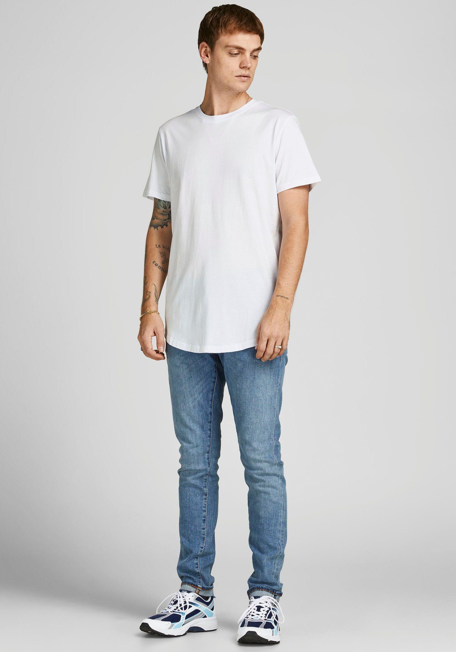 Jack & Jones Shirt met ronde hals JJENOA TEE SS CREW NECK 7PK MP NOOS (set, 7-delig)
