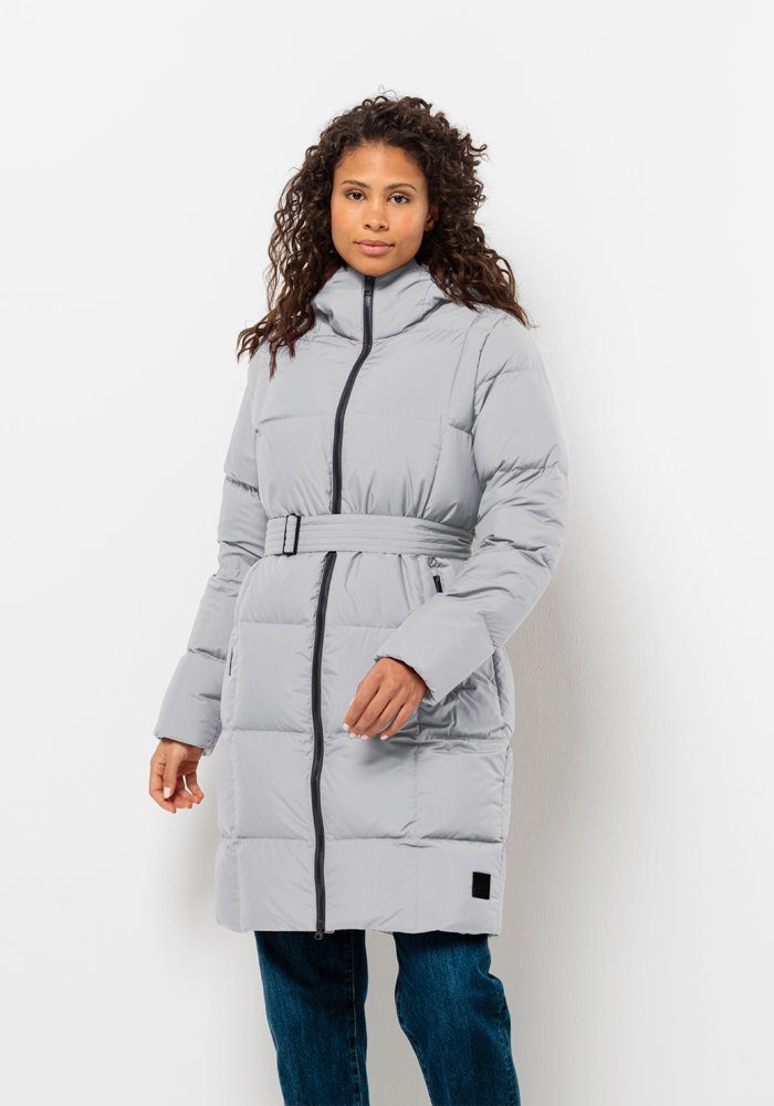 Jack Wolfskin Donsjas FROZEN LAKE COAT W dames donsjassen maat S (36) grijs