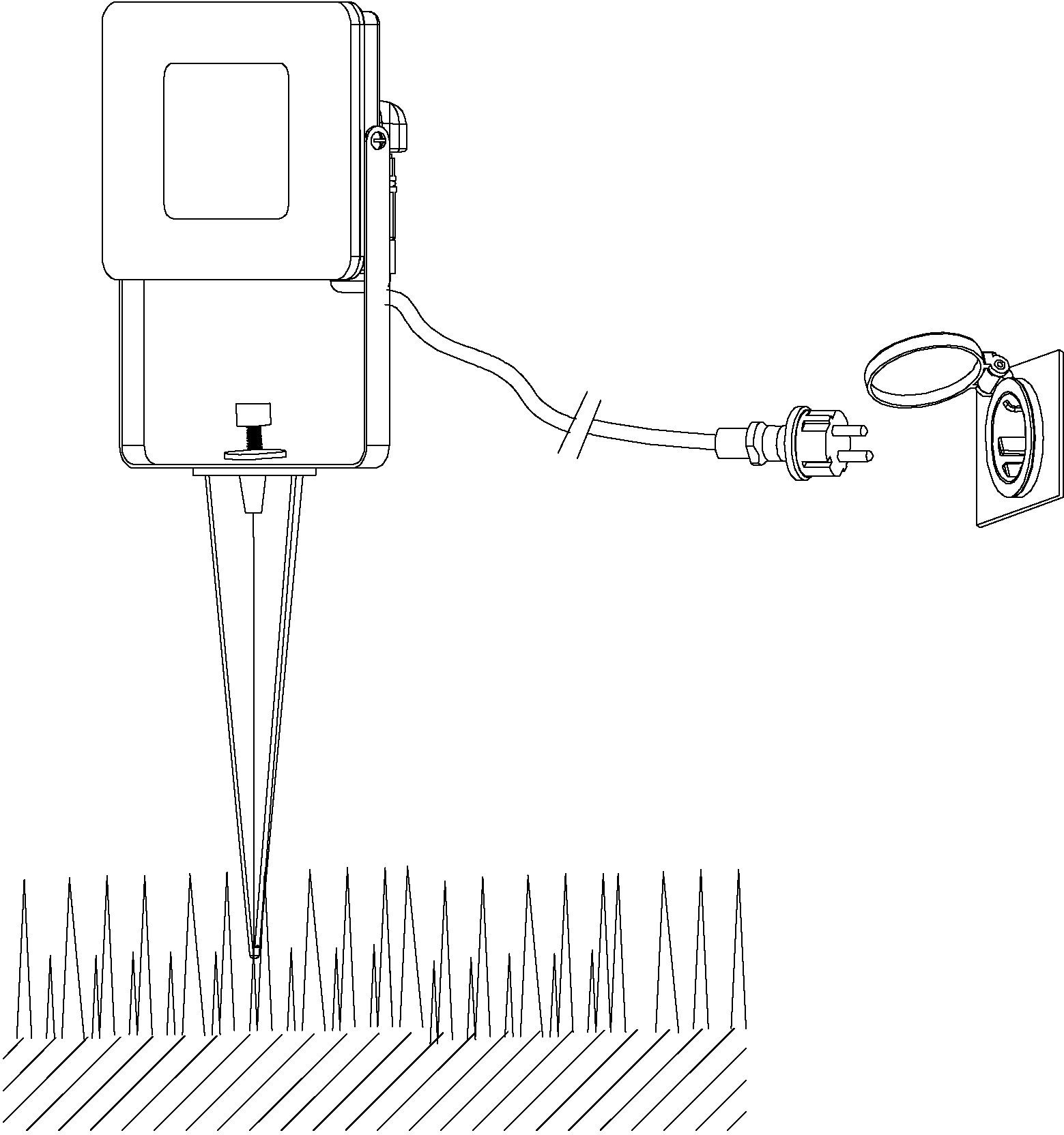 EGLO Ledtuinspot FAEDO 4 (1 stuk)