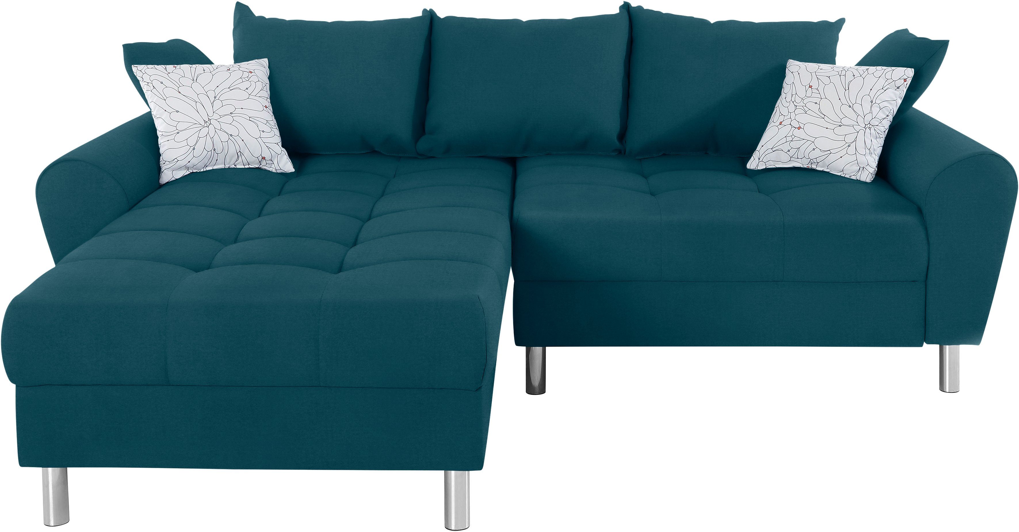 COLLECTION AB Hoekbank Rada L-vorm inclusief hocker, slaapfunctie en binnenvering