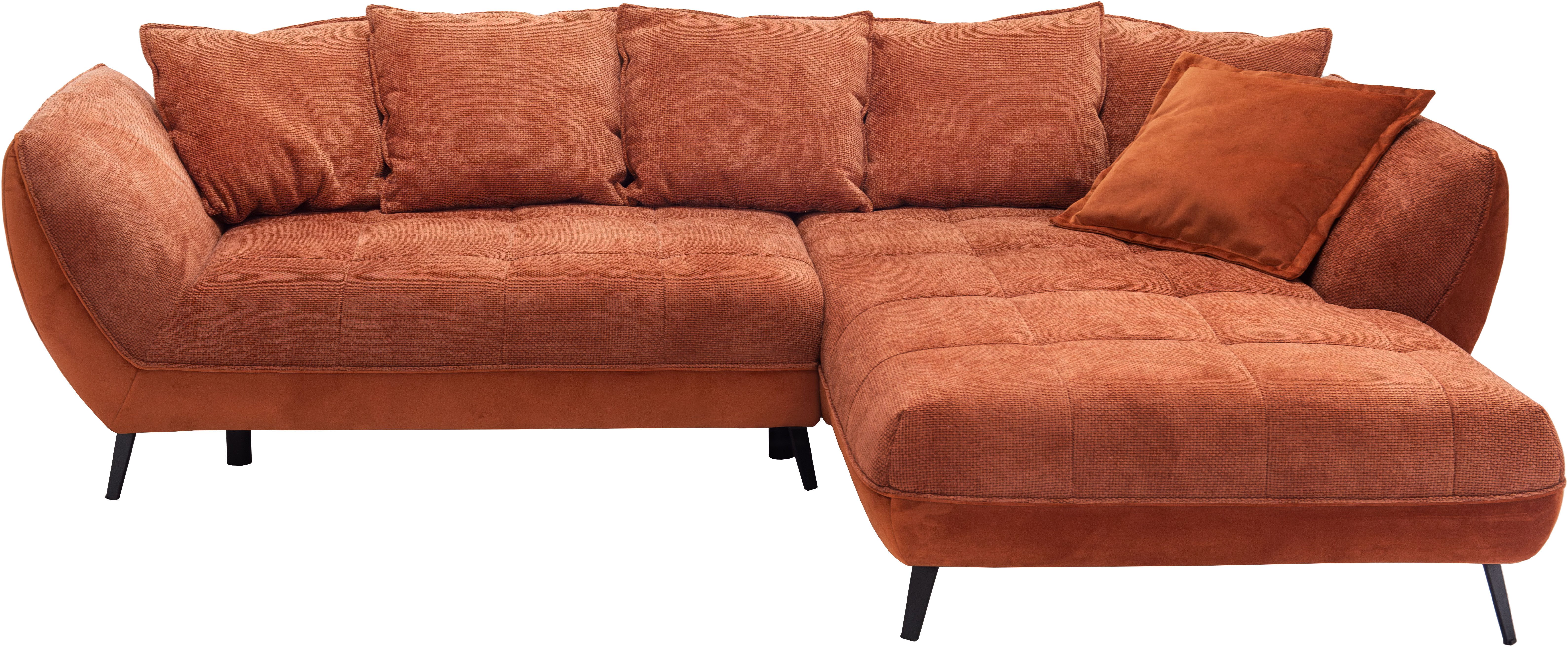 exxpo - sofa fashion Hoekbank Midway met eenvoudige Easy-Lift bedfunctie, comfortabel en modern