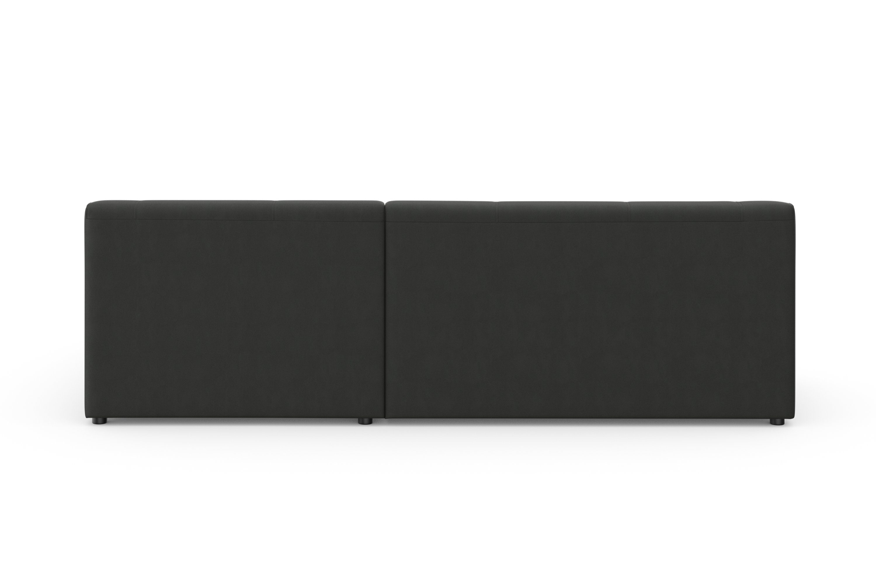 DOMO collection Hoekbank Topper, elegant en tijdloos, compacte afmetingen 245/155cm, L-vorm