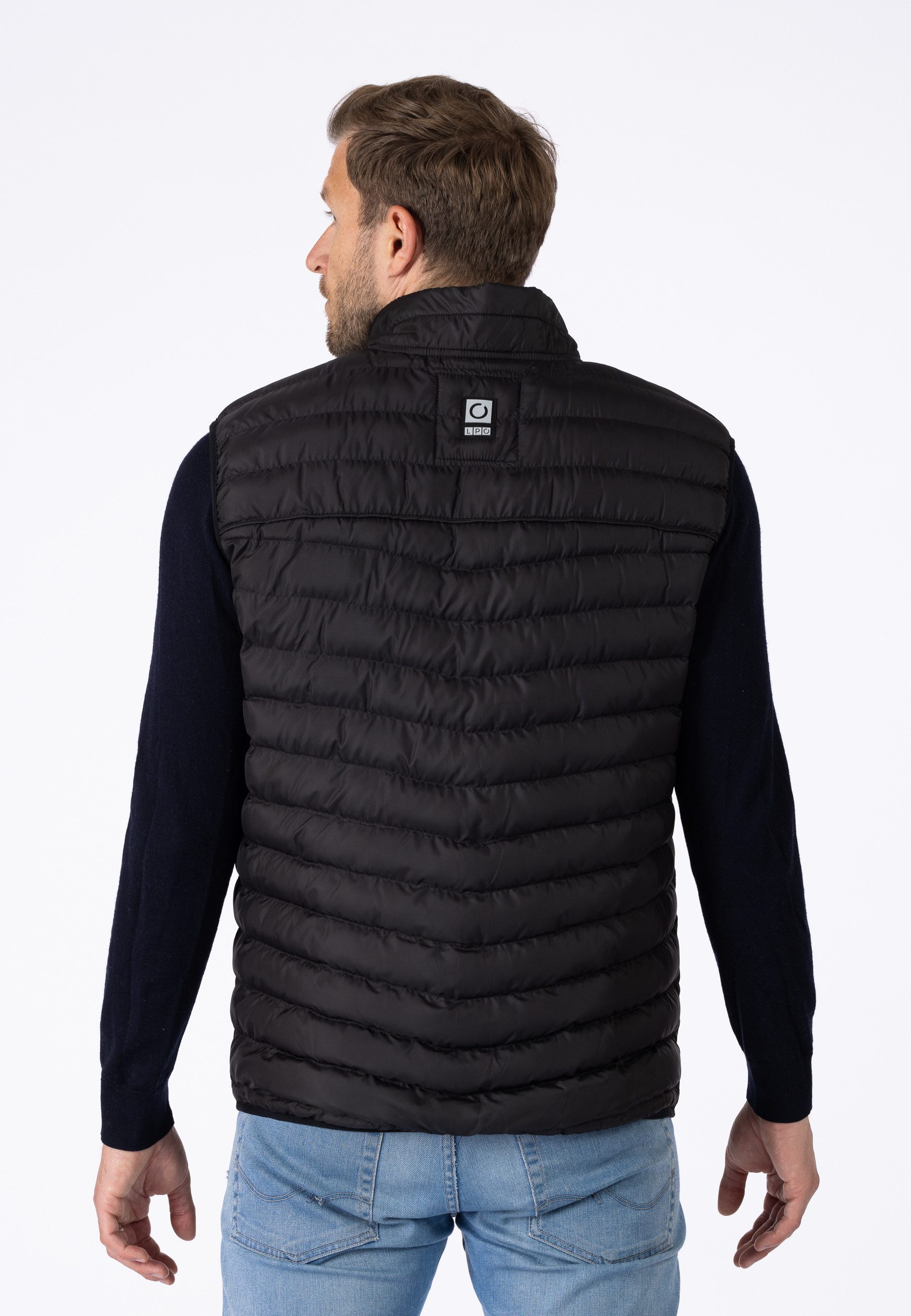 LPO Bodywarmer Heren gewatteerd gestepte vest Cassius