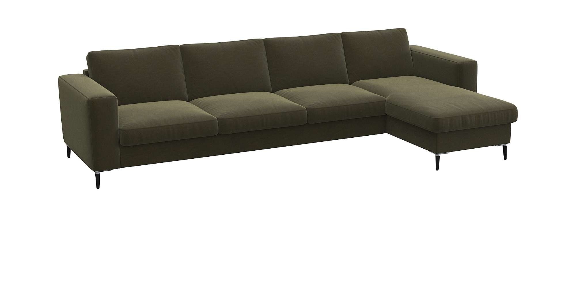 FLEXLUX Hoekbank Fiore, super zitcomfort door koudschuim in de zitting, L-vorm