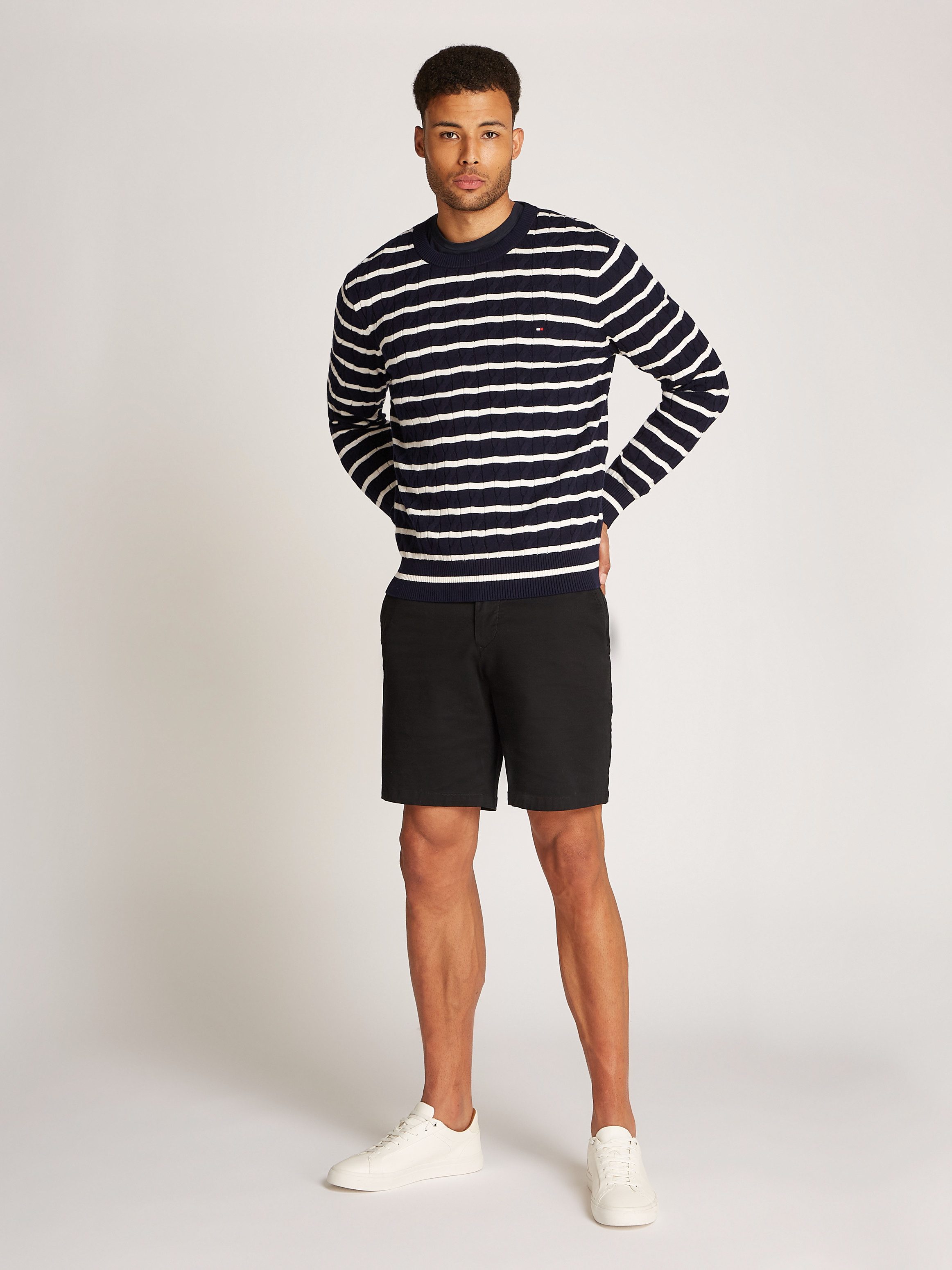 Tommy Hilfiger Gebreide trui CLASSIC CABLE CREW NECK