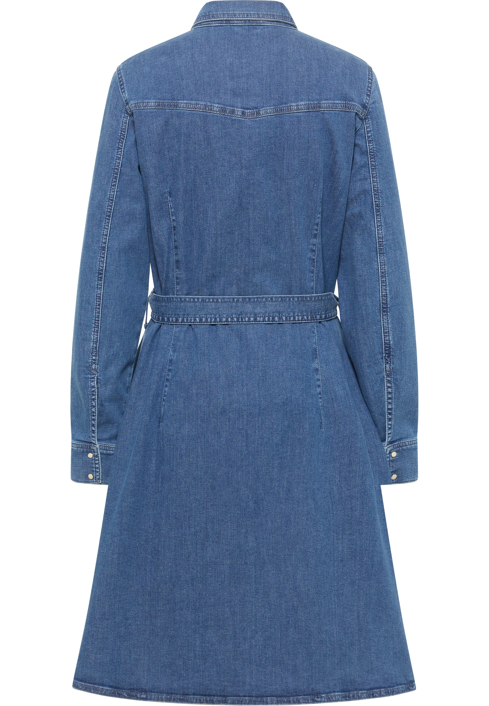 MUSTANG Midi-jurk Dames Style Elisa Denim Dress