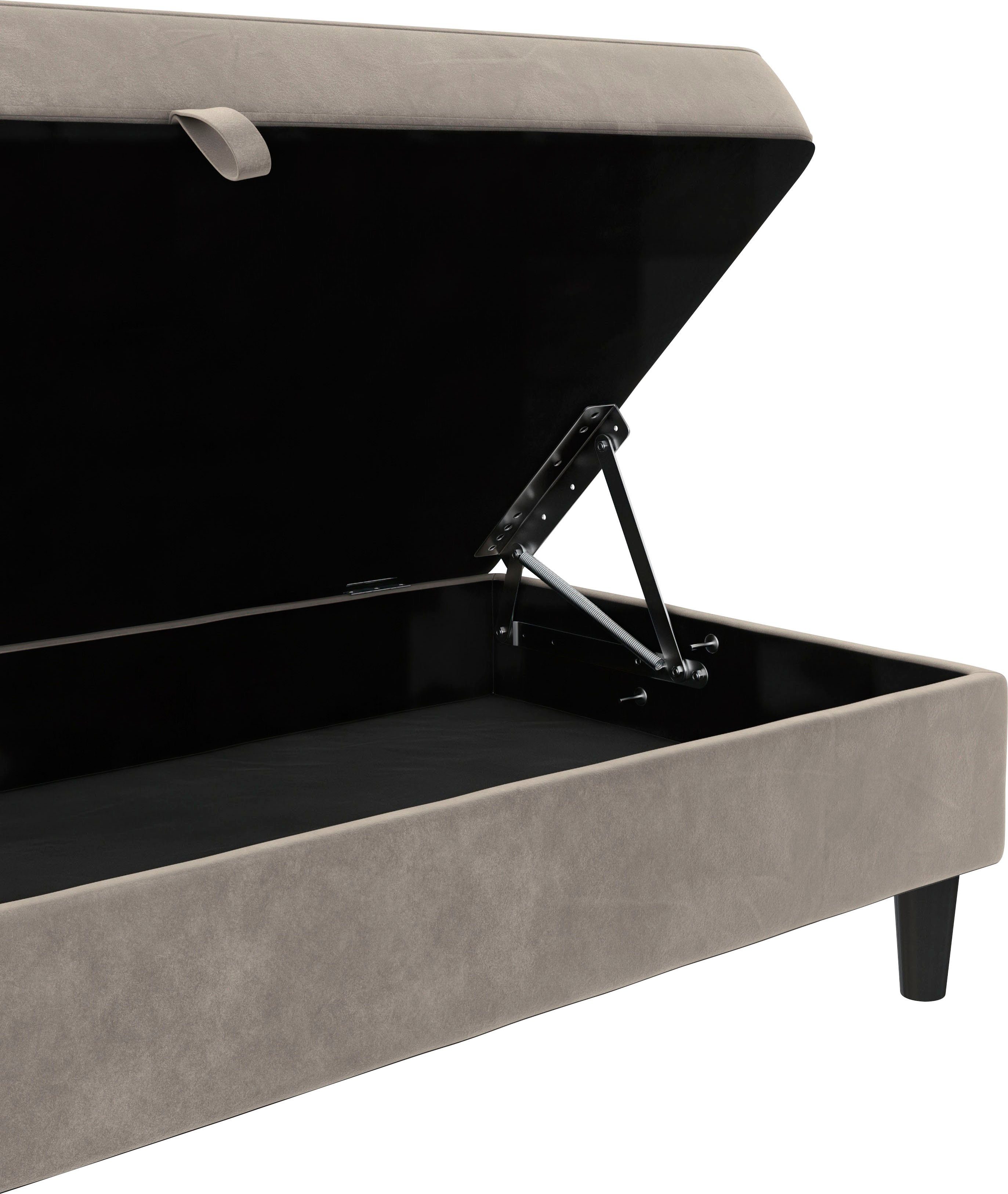 Dorel Home Hocker met bergruimte Hartford Hocker met bergruimte, vrij plaatsbaar, zithoogte 43 cm