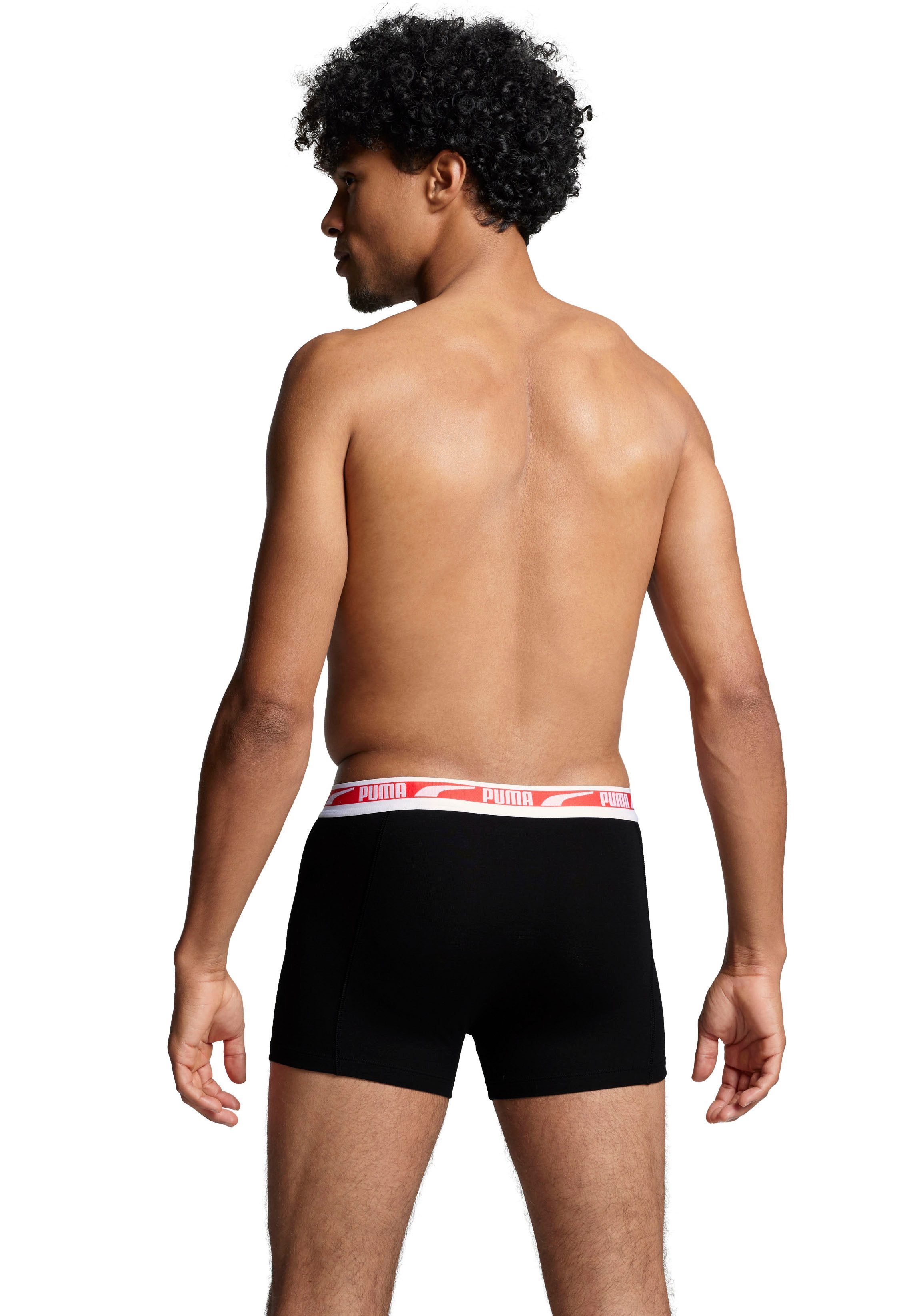 PUMA Boxershort MEN MULTI LOGO BOXER 2P (Set van 2)