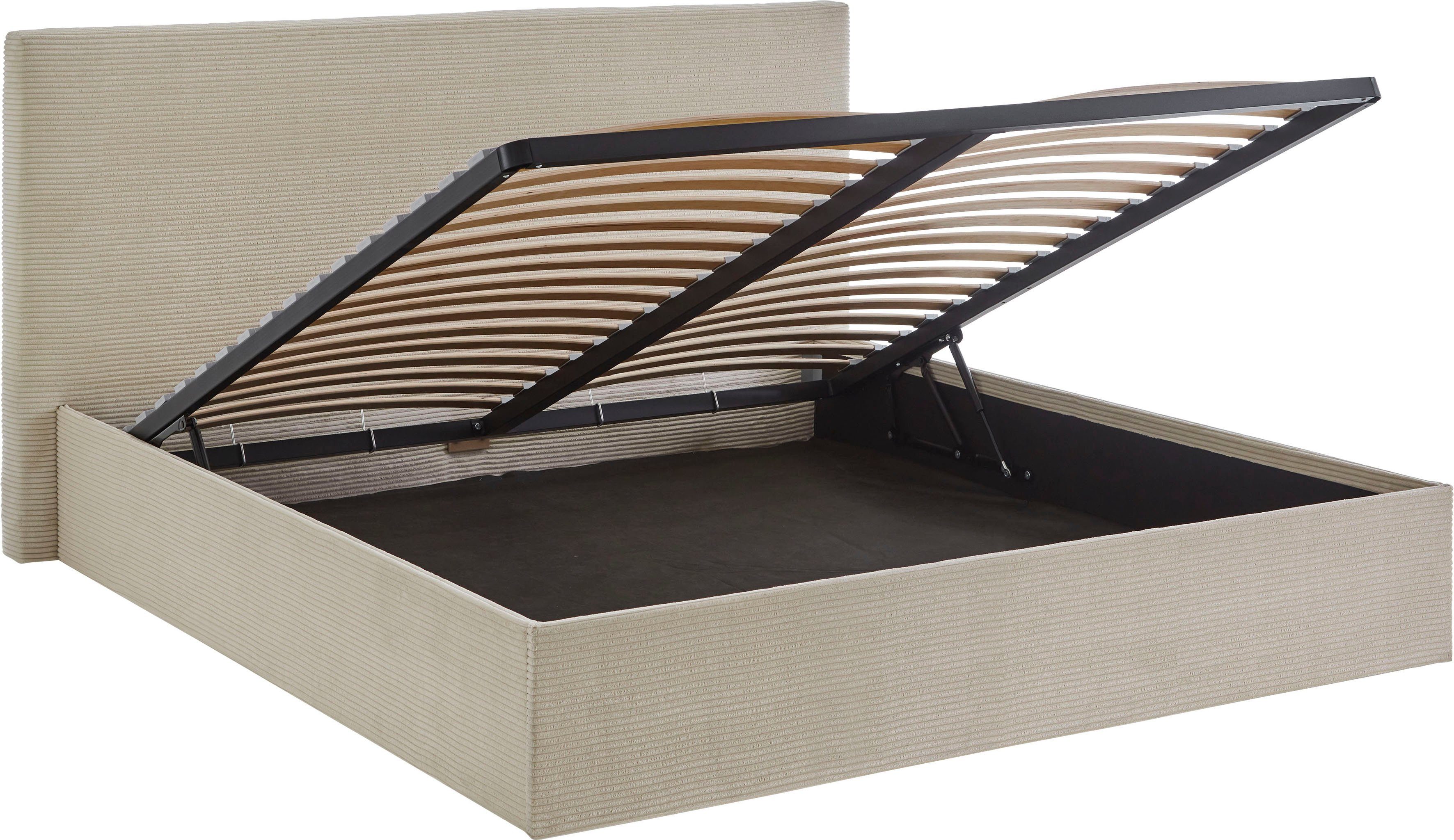 ATLANTIC home collection Bedframe Melody met bedkist en lattenbodem