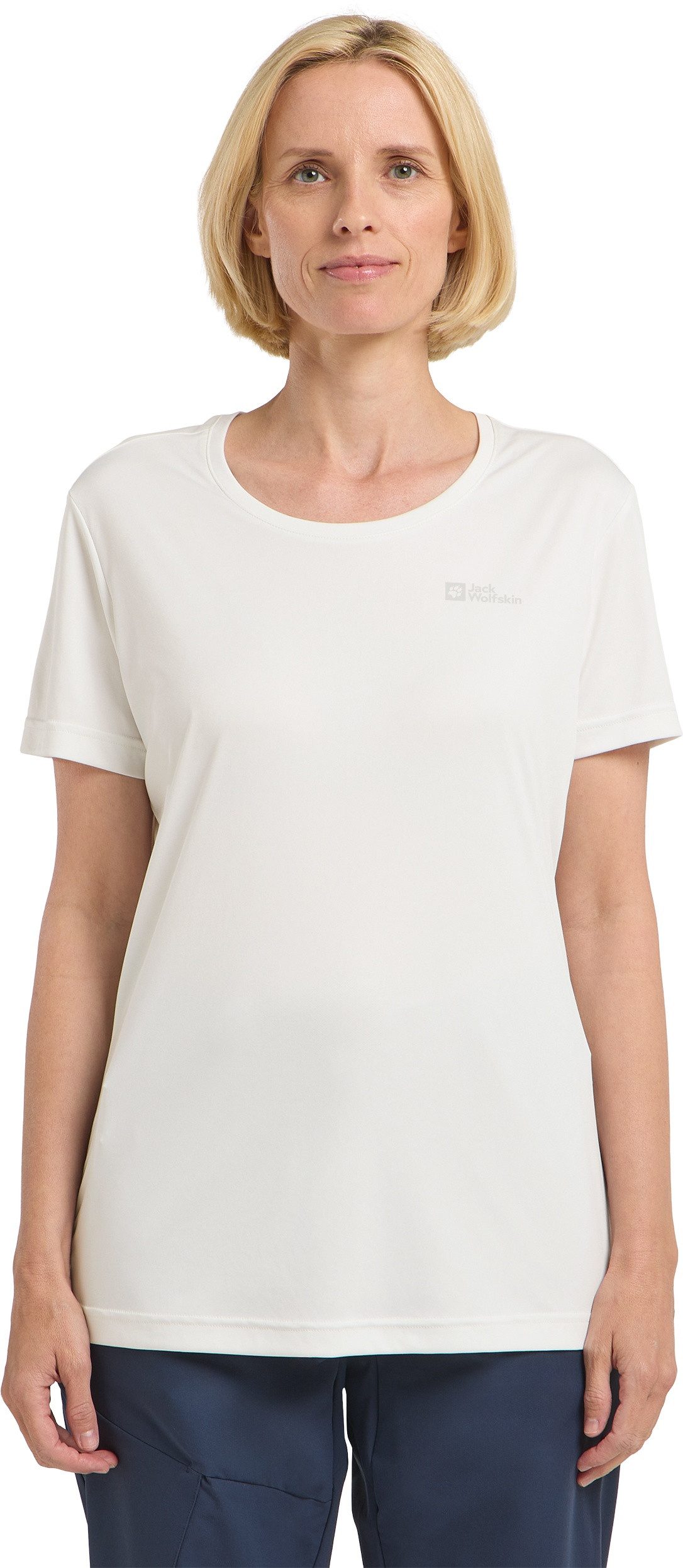 Jack Wolfskin T-shirt TECH T W dames shirts maat S (36) wit