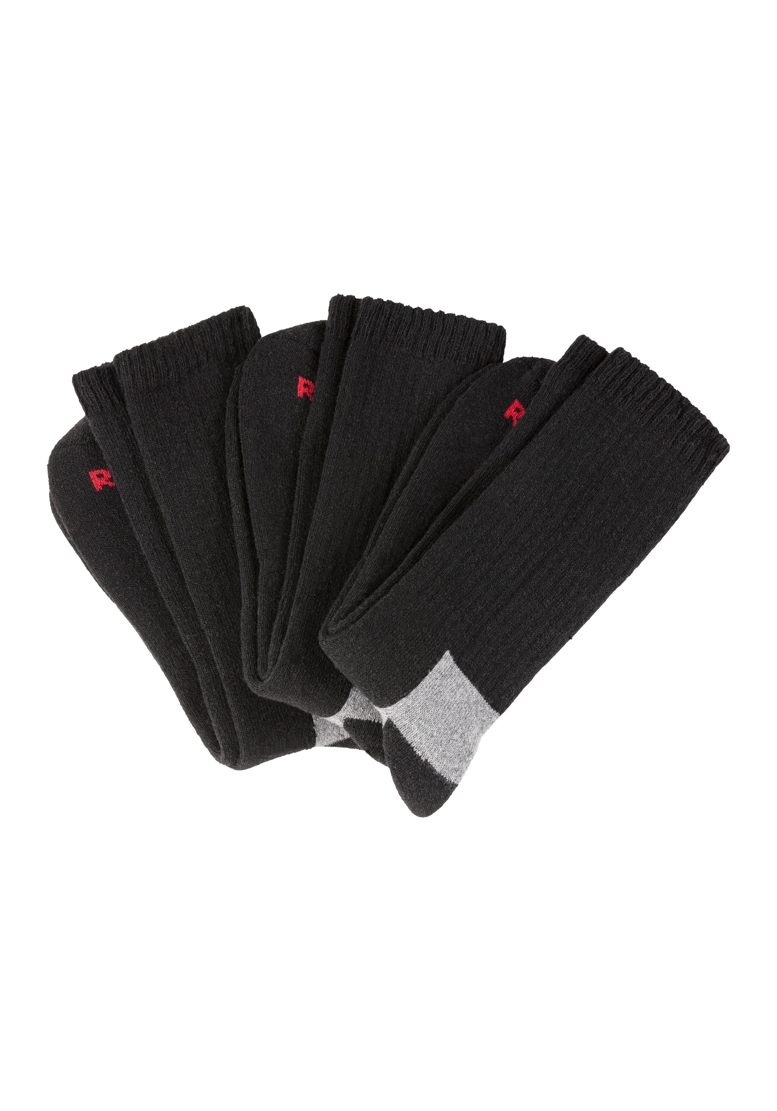 Apollo Basic sokken THERMAL TRACKING SOCKS Unisex met verwarmende merinowol (2 paar Set van 3)